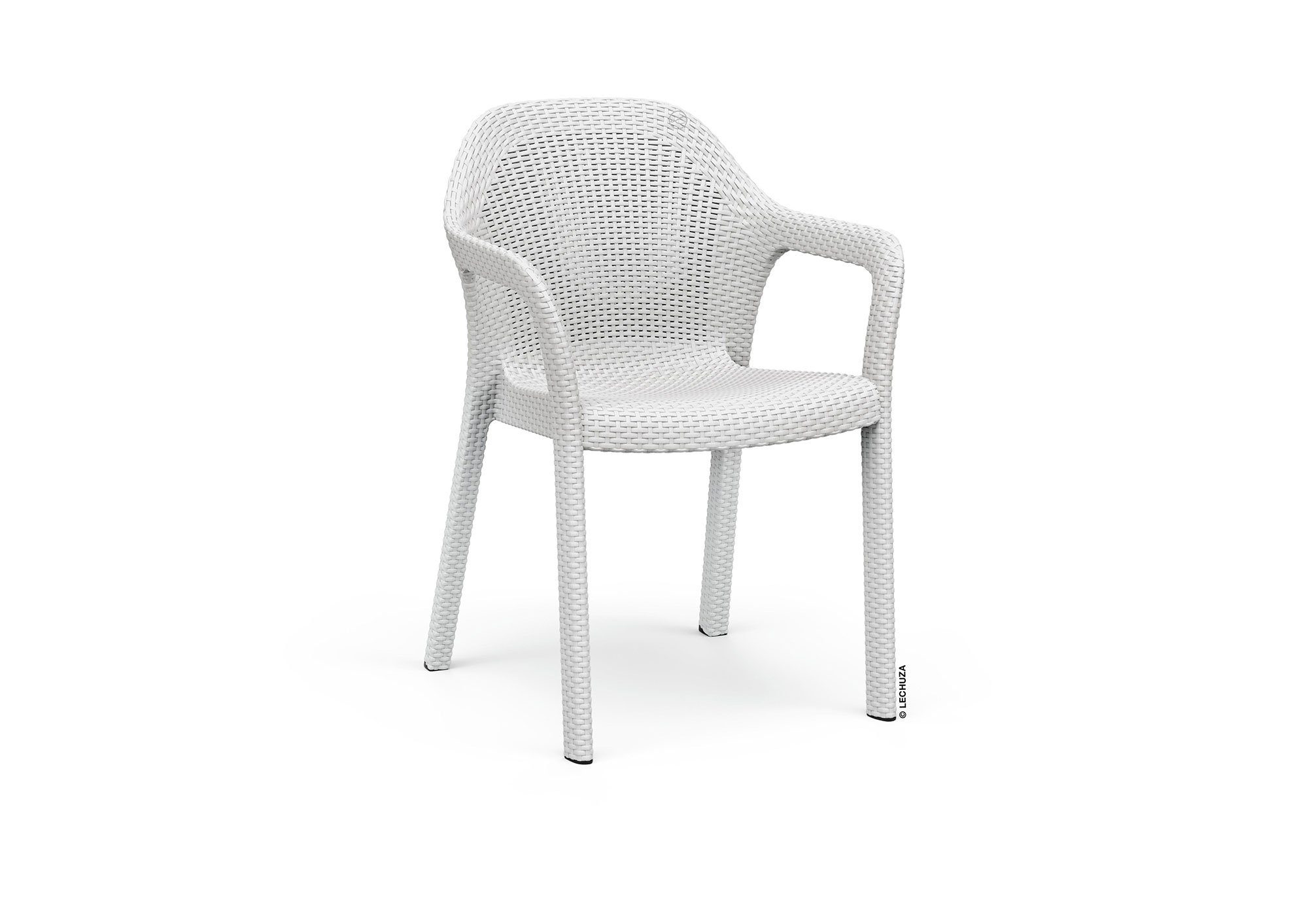 Lechuza® Gartenstuhl Stapelstuhl weiß (1 St) | Stühle