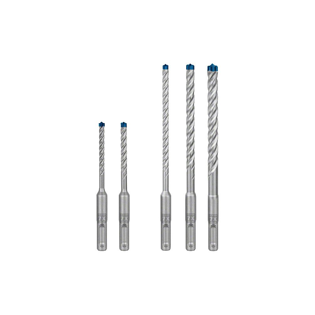 BOSCH Betonbohrer 5-tlg. Hammerbohrer-Set SDS-plus-7X Ø 5 / 6 / 6 günstig online kaufen