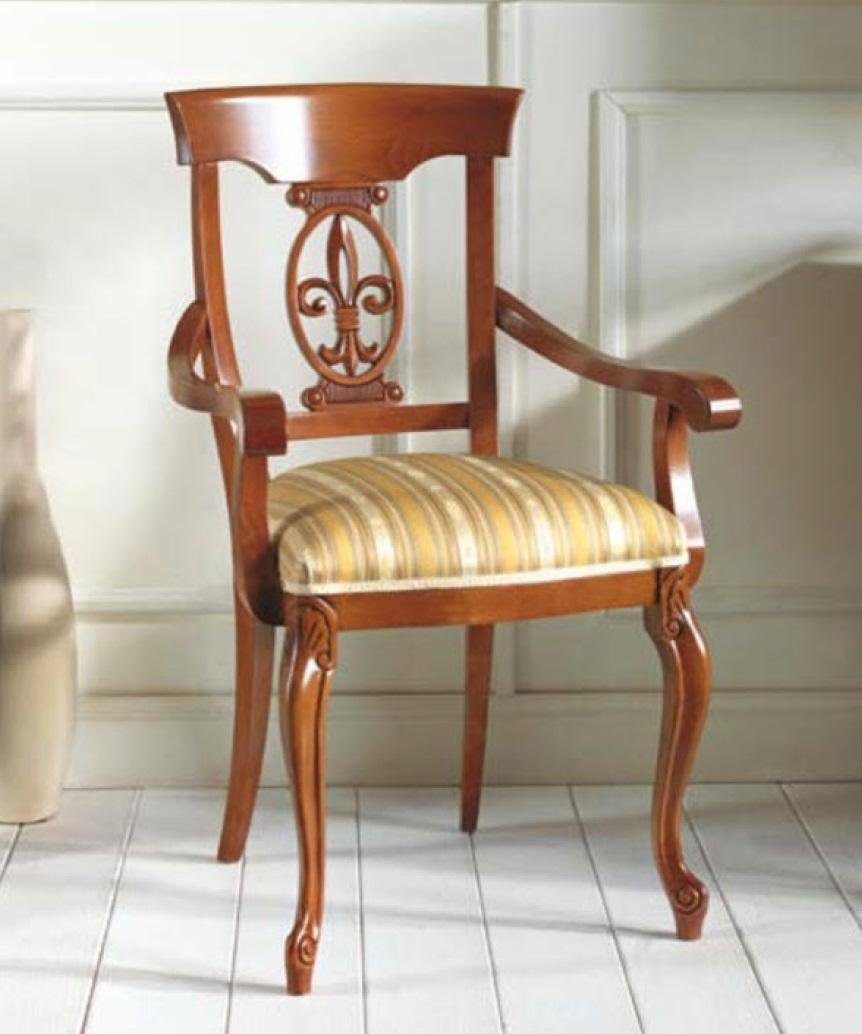 JVmoebel Esszimmerstuhl Esszimmerstuhl Luxus Klassische Stühle Design Holzstuhl Italienische