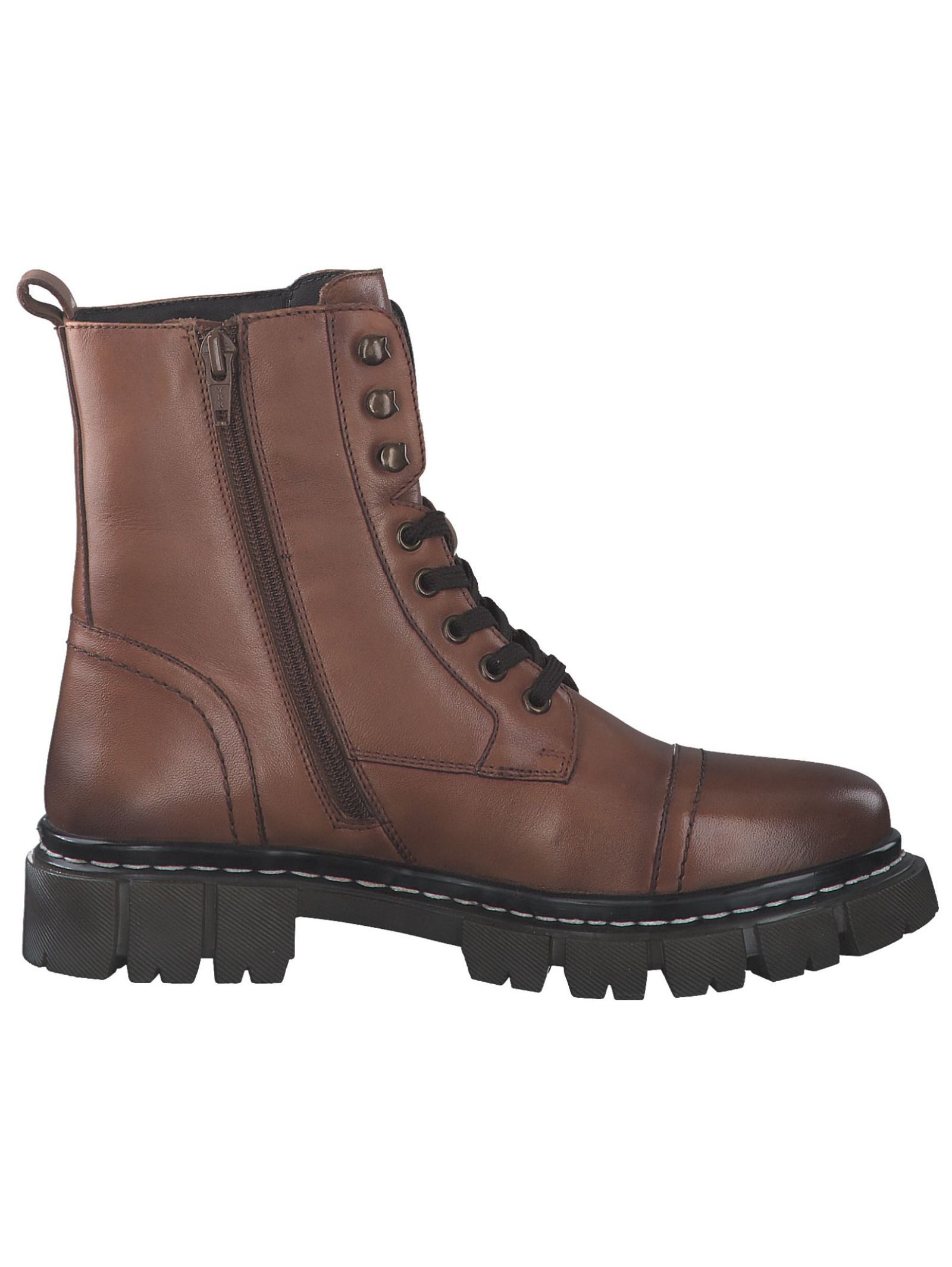 s.Oliver Stiefelette Leder Schnürstiefelette günstig online kaufen