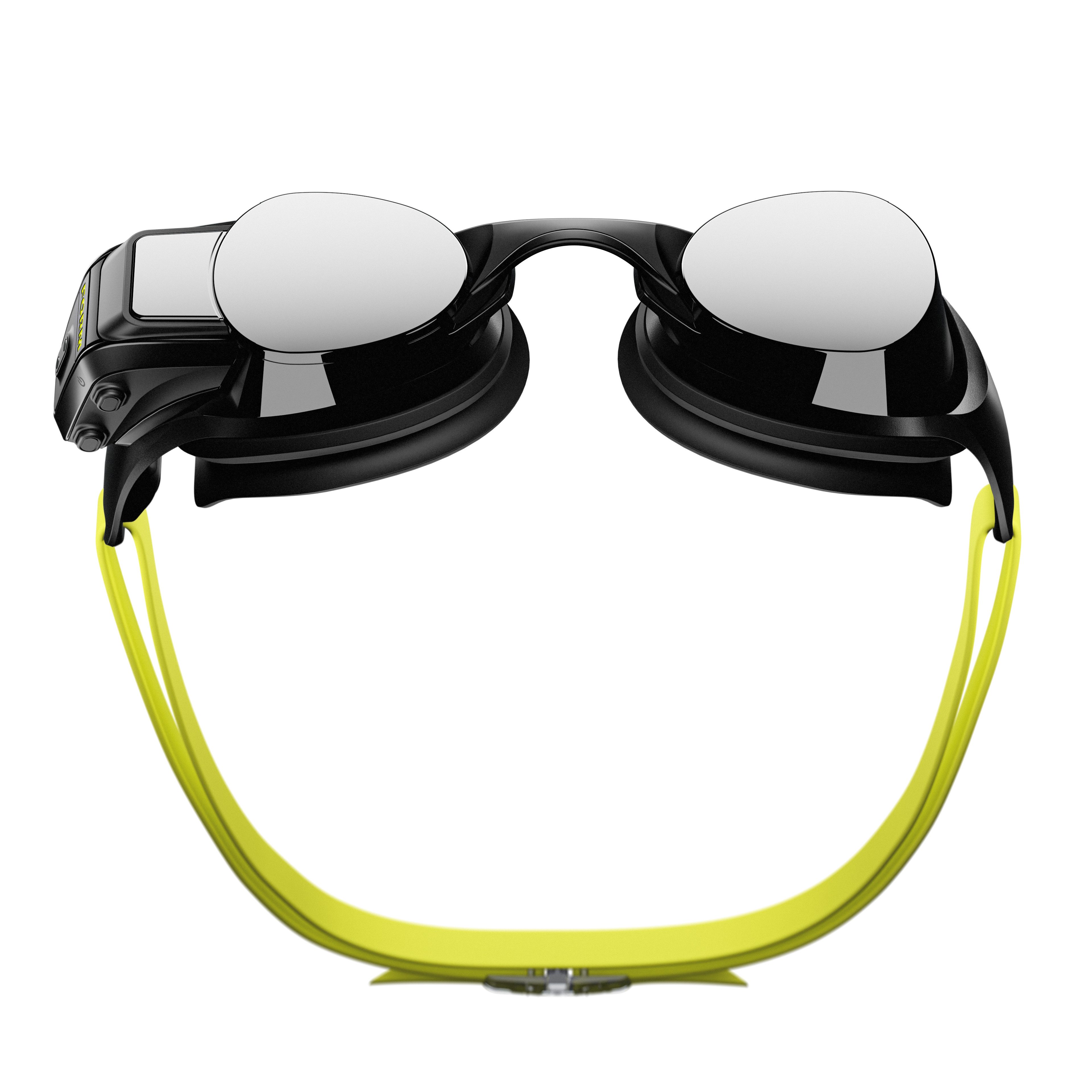 Form Schwimmbrille Form Smart Swim 2, (1-St), Patentiertes Augmented-Reality-Display, Anti Beschlag Beschichtung