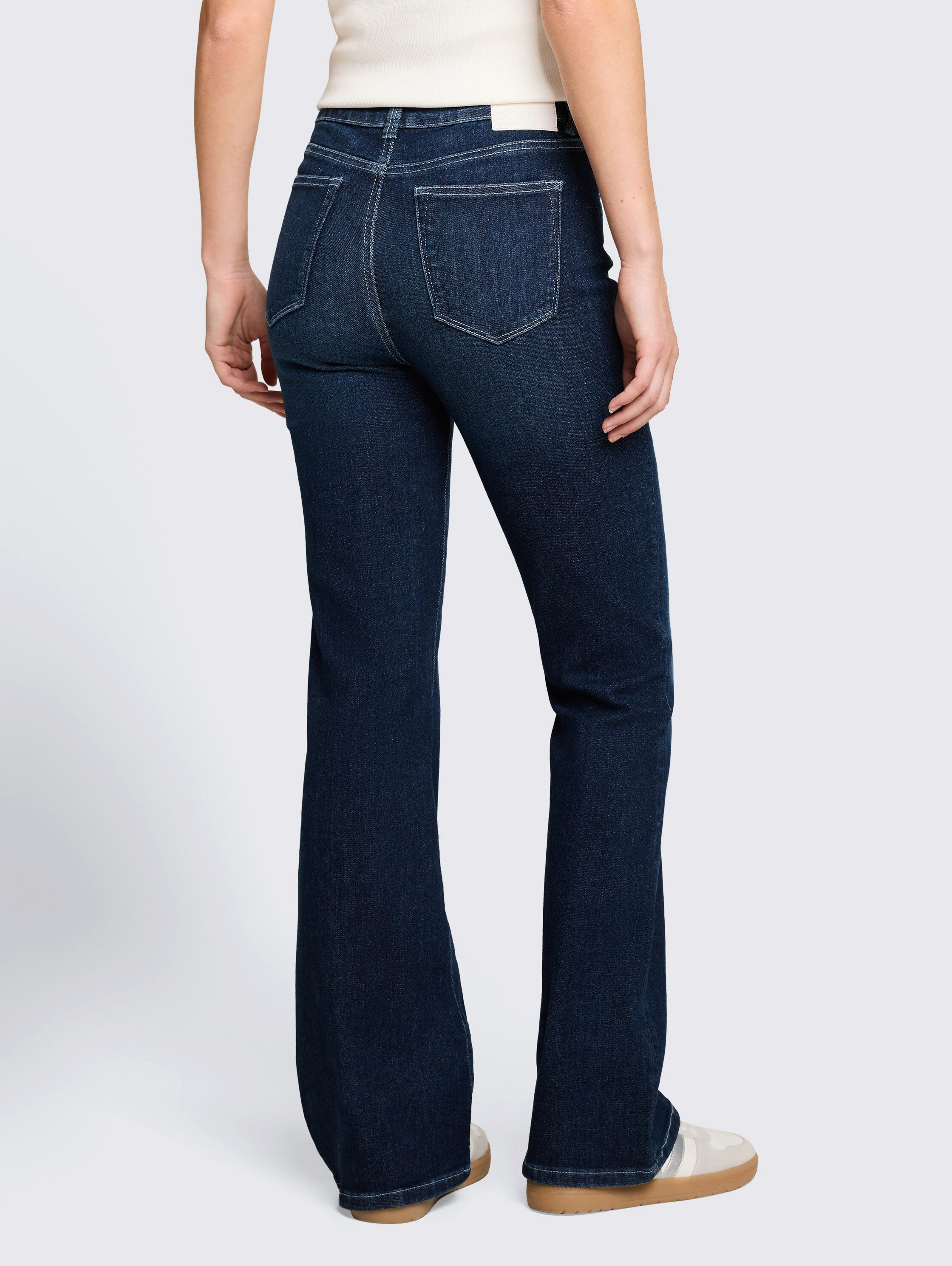 TOM TAILOR Denim 5-Pocket-Jeans Style Ava Flared mit Stretch