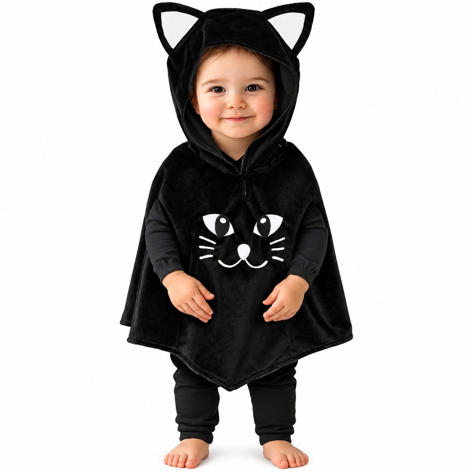 Fiestas Guirca Kostüm Halloween Babykostüm 'Süße Katze' für Kinder, Pon