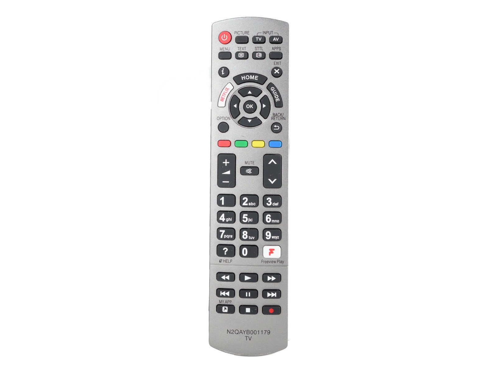 azurano Ersatz für PANASONIC N2QAYB001178, N2QAYB001179 Universal-Smart-TV-Fernbedienung (Streaming-Tasten)