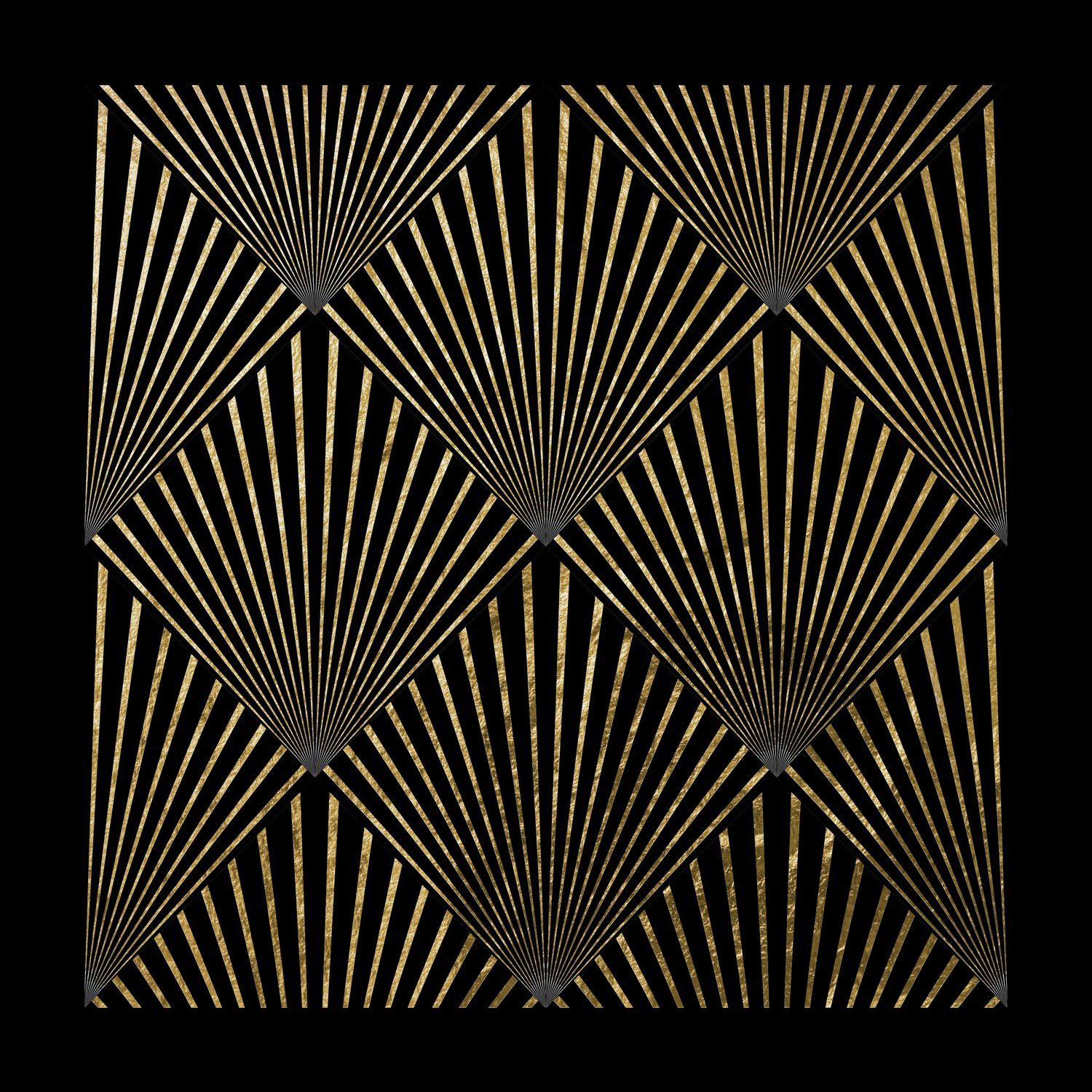 Leonique Acrylglasbild Abstrakte Formen - Acrylbilder mit Blattgold veredelt, (1 St), Goldveredelung, Handgearbeitet, Gerahmt, Edel