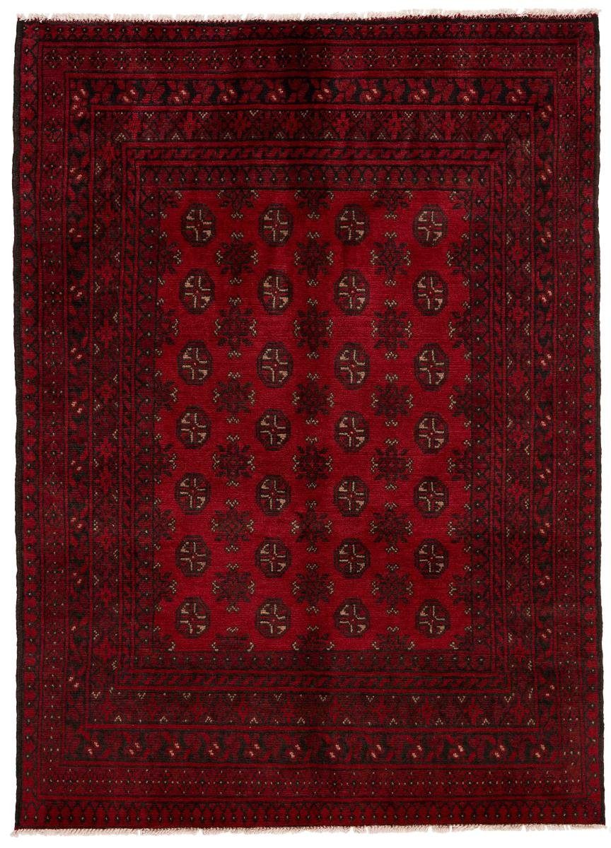 Orientteppich Afghan Akhche 149x199 Handgeknüpfter Orientteppich, Nain Trading, rechteckig, Höhe: 6 mm