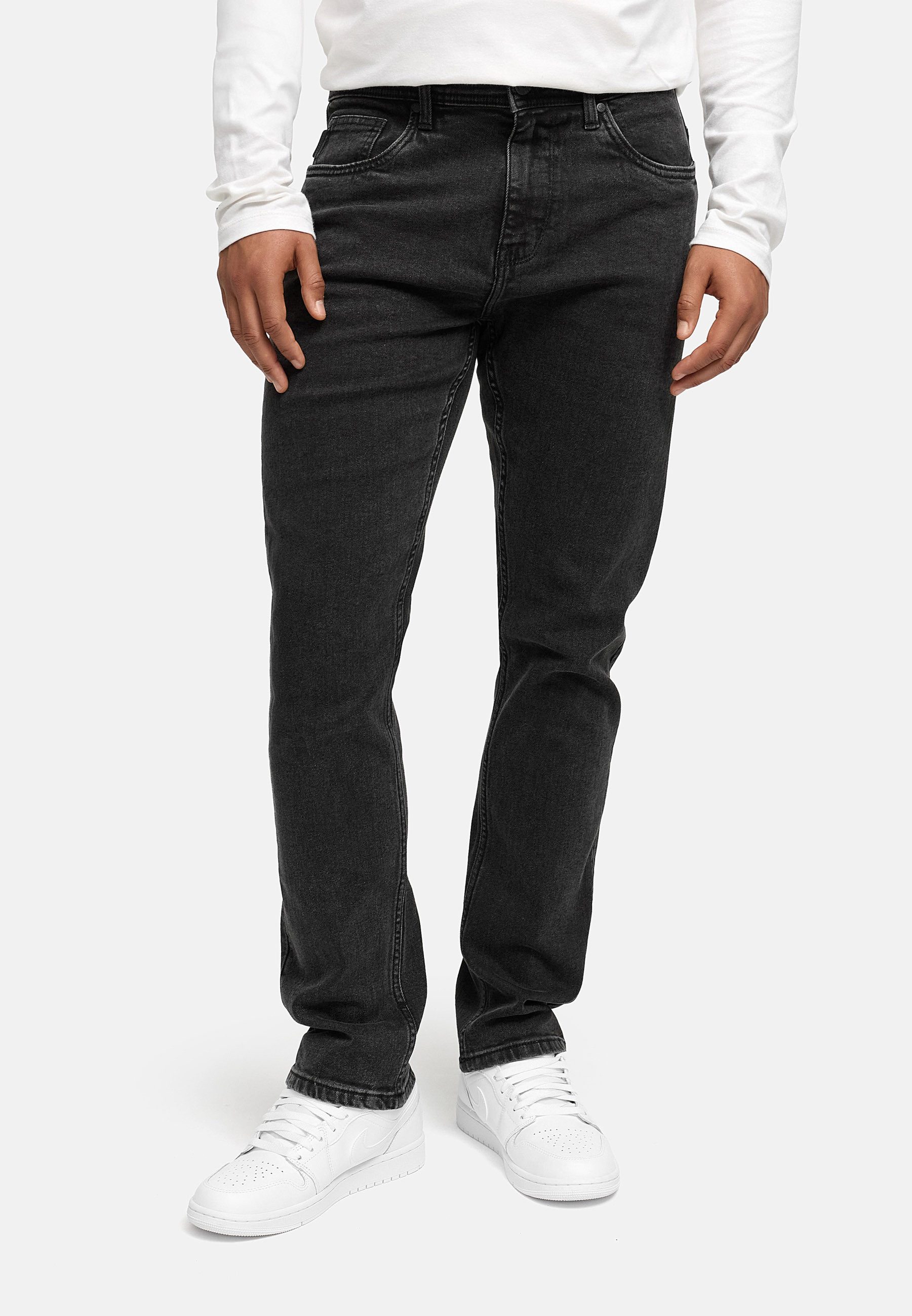 Indicode Regular-fit-Jeans Herren INValoy Jeanshose mit Stretch aus Baumwolle Bequeme Jeanshose in Regular Fit mit Stretch-Anteil für hohen Komfort