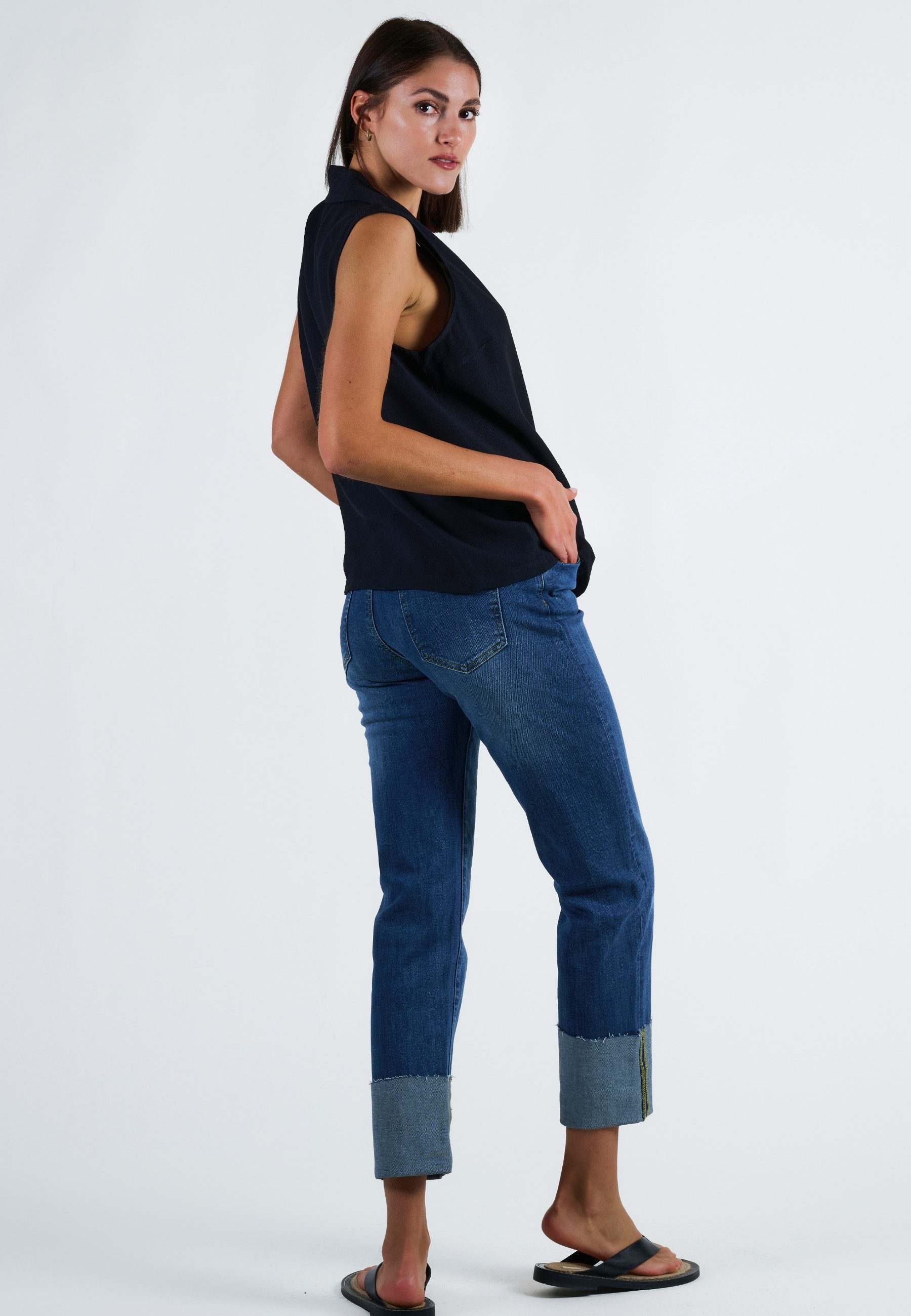 Andijamo-Fashion Shirtbluse EASY FLOW BLOUSE Leicht günstig online kaufen