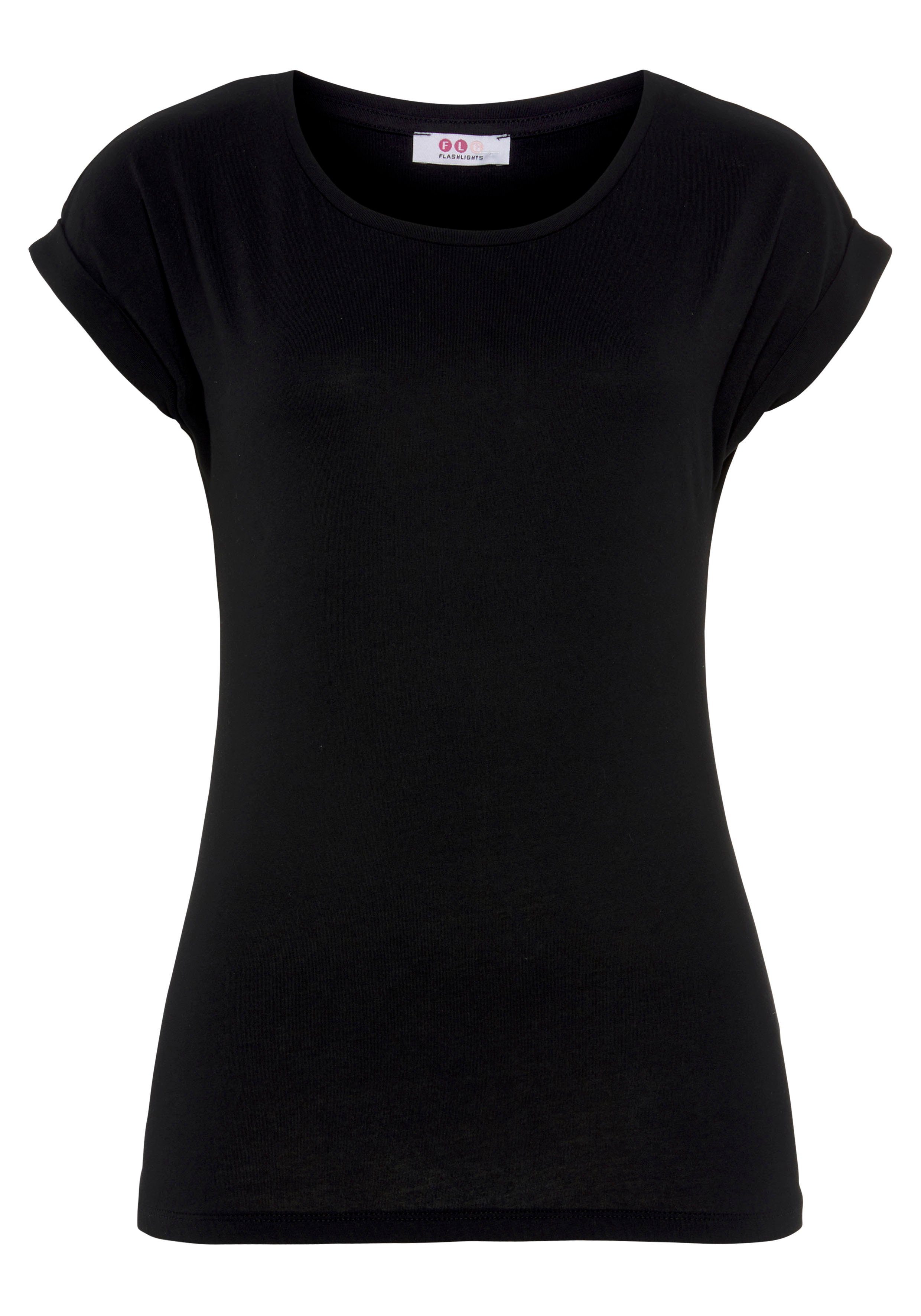 Flashlights T-Shirt Kurzarm, Saum mit Gummibund, Rundhalsausschnitt. Reduzierter Preis € 11,24. Unverbindliche Preisempfehlung € 14,99, (€ 11,24 pro 1 Stk)