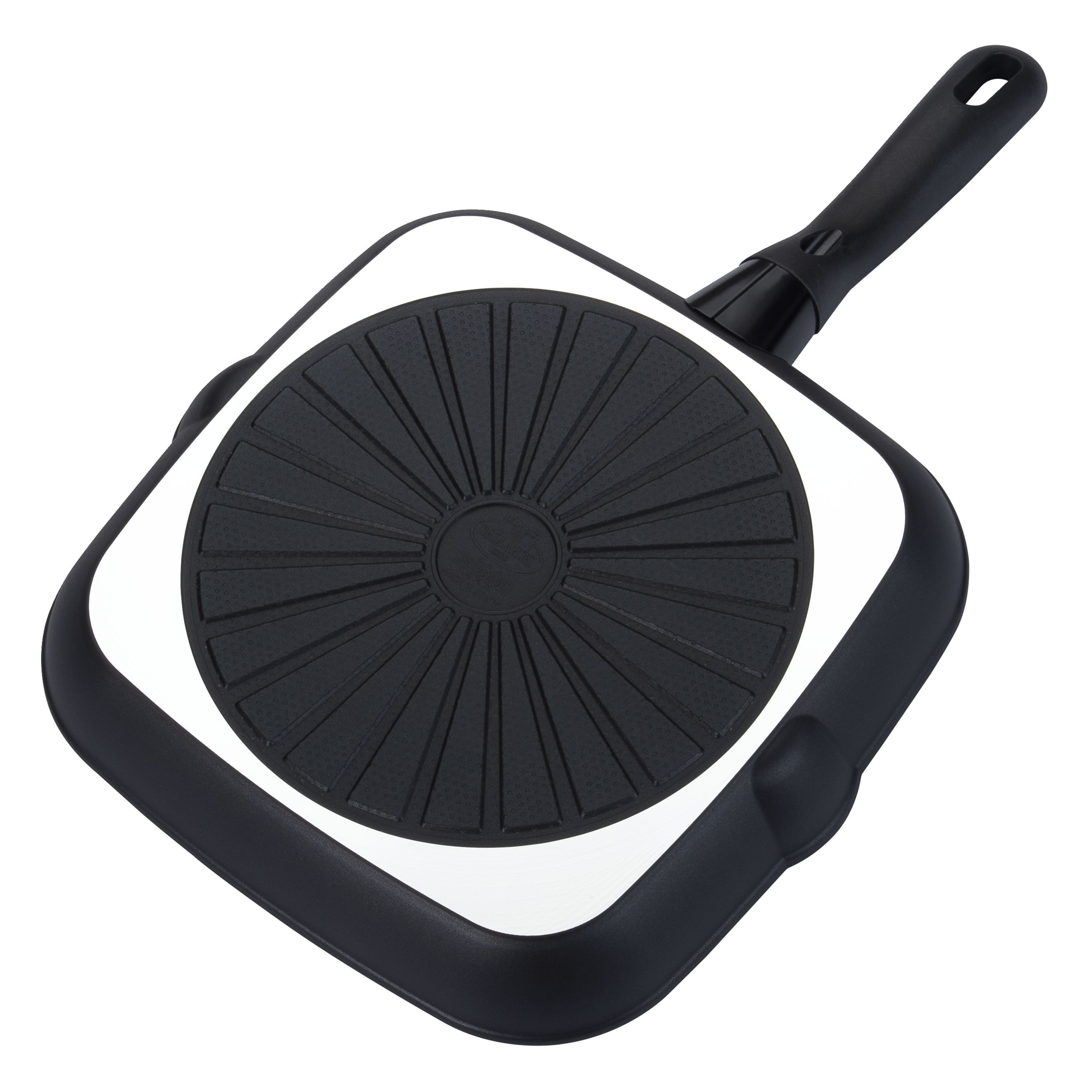 Zwilling Bratpfanne ZWILLING Grillpfanne AVOLA LHD 48x5.50x28 cm schwarz