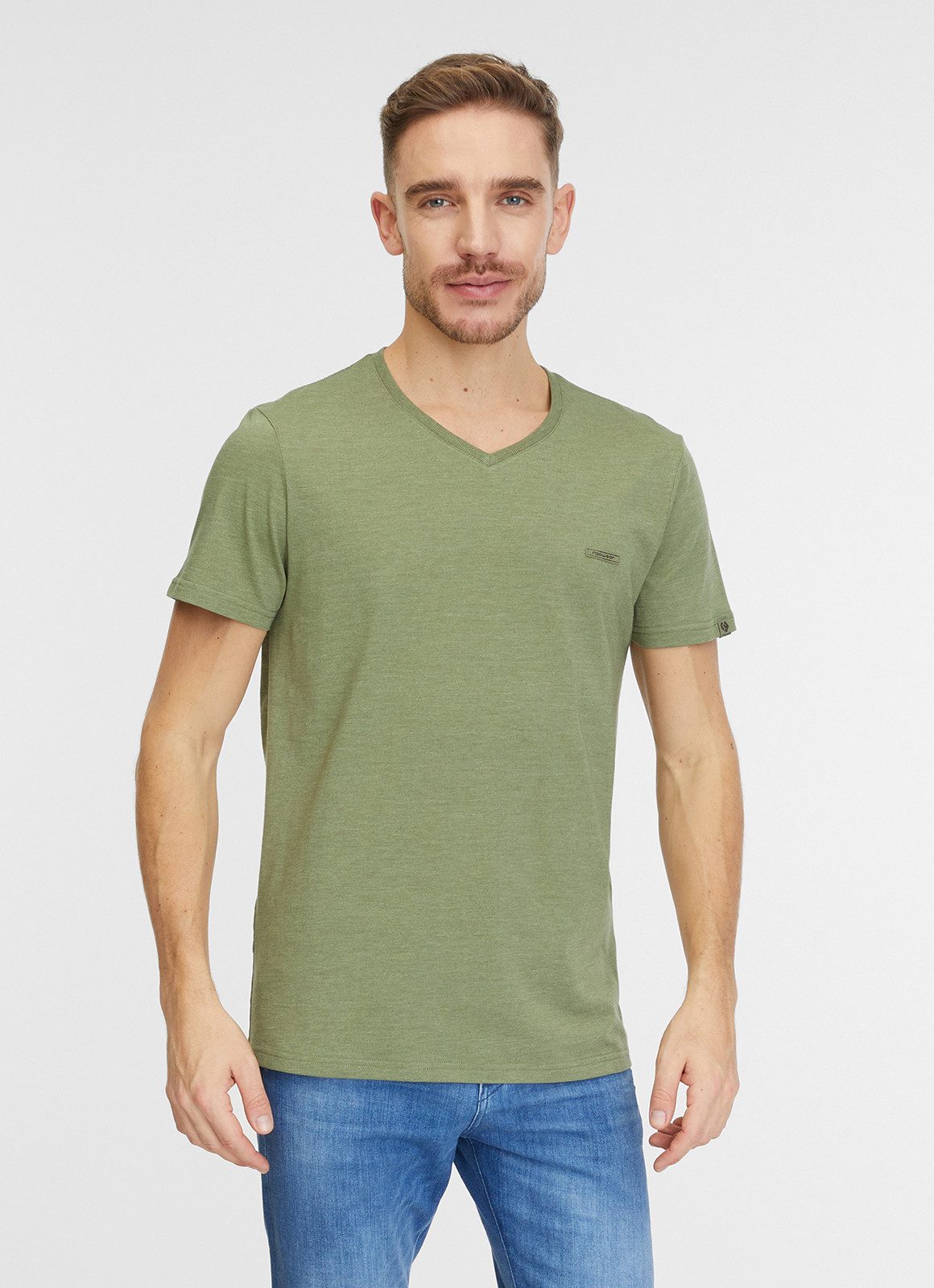 Ragwear T-Shirt Herren Venie, V-Ausschnitt günstig online kaufen