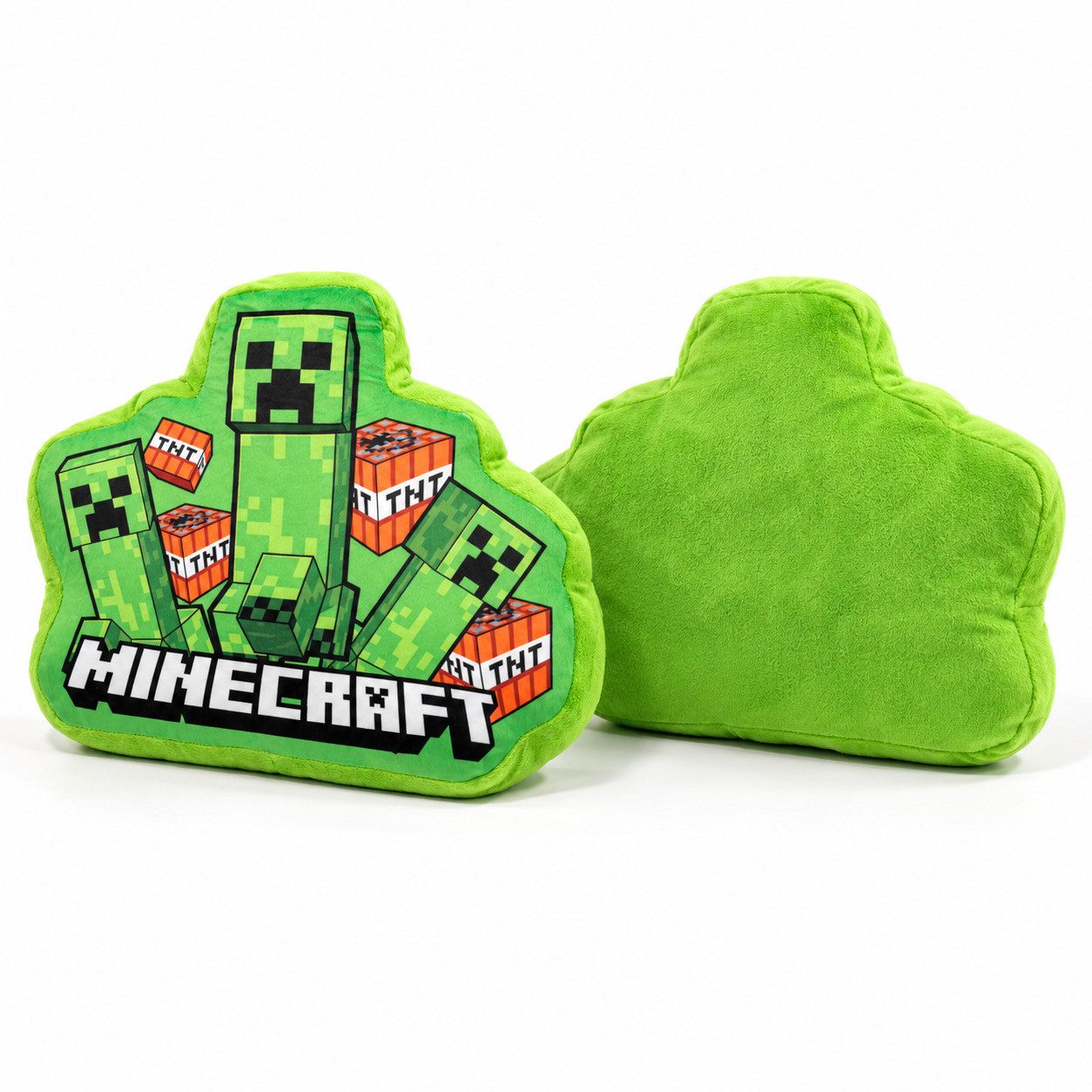 Minecraft Dekokissen Minecraft Gamer Creeper 3D Kissen Dekokissen 35x35x5 cm