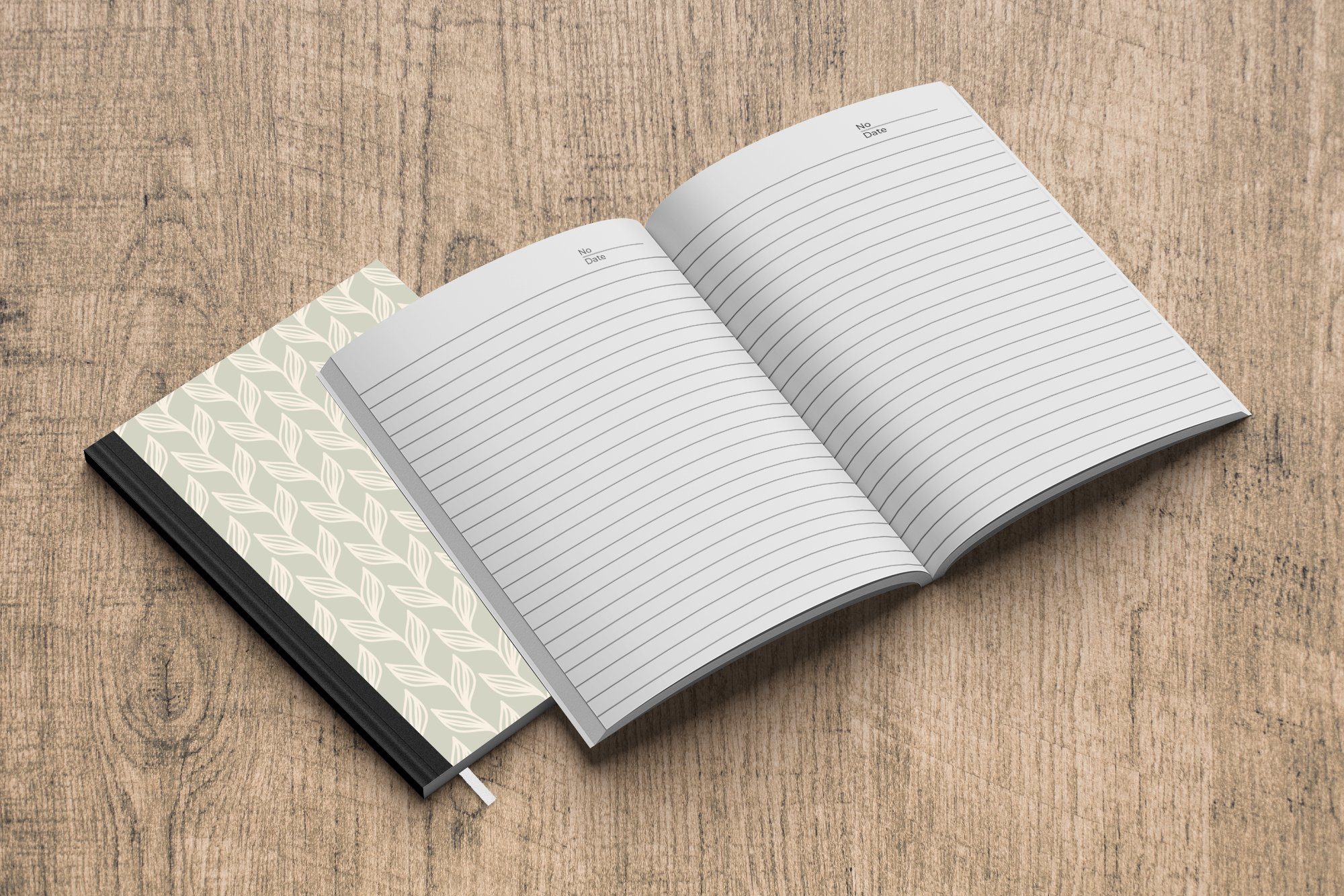 Haushaltsbuch Einfach Notizheft, Tagebuch, Journal, Seiten, - Notizbuch 98 Merkzettel, - Blätter Muster, A5, MuchoWow