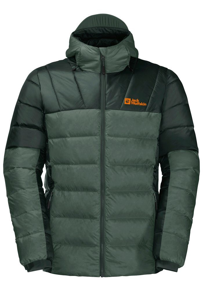 Daunenjacke M HOODY DOWN Jack hedge-green NEBELHORN Wolfskin