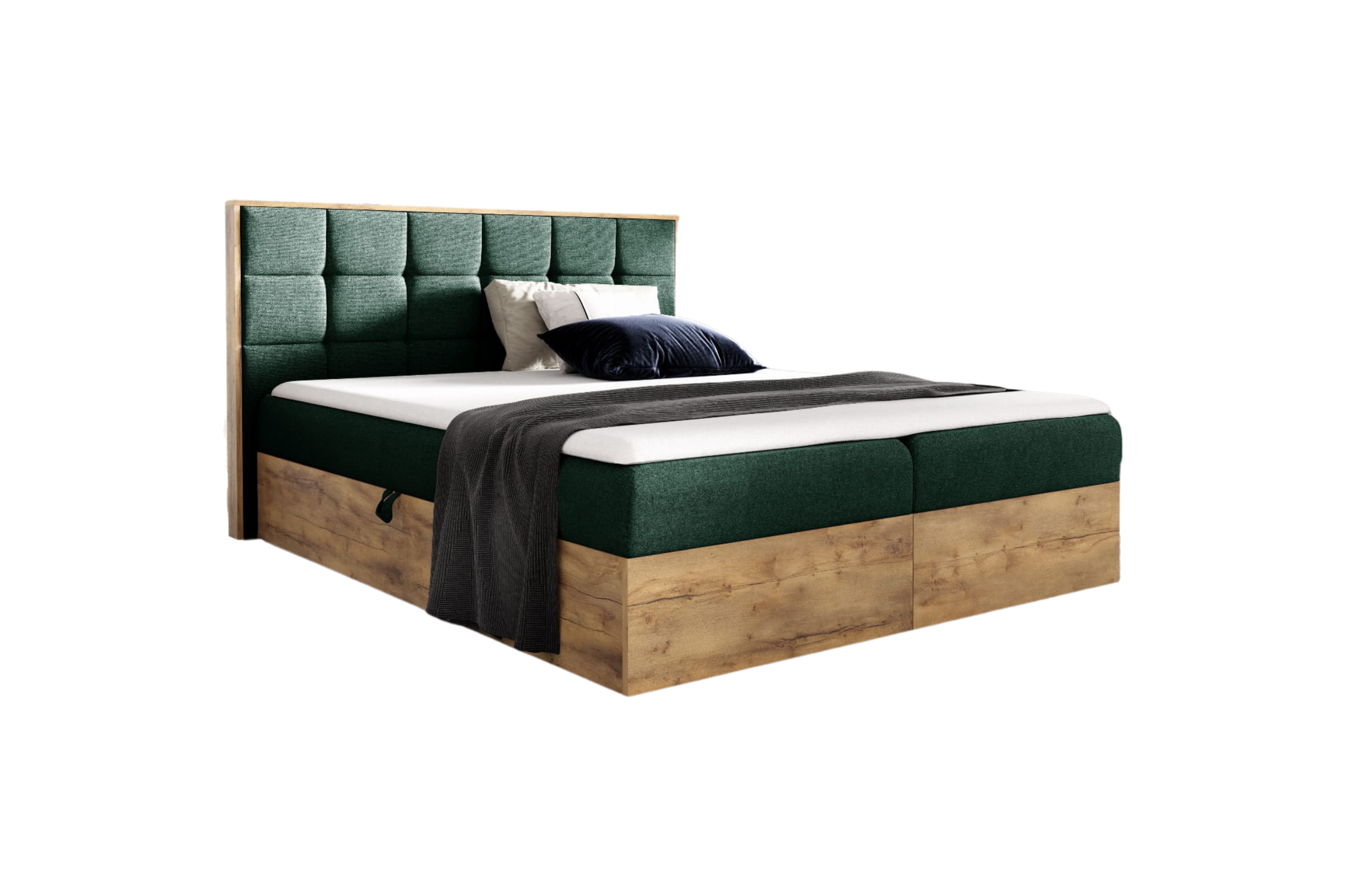 yourhouse24 Boxspringbett Wood I mit 2 günstig online kaufen