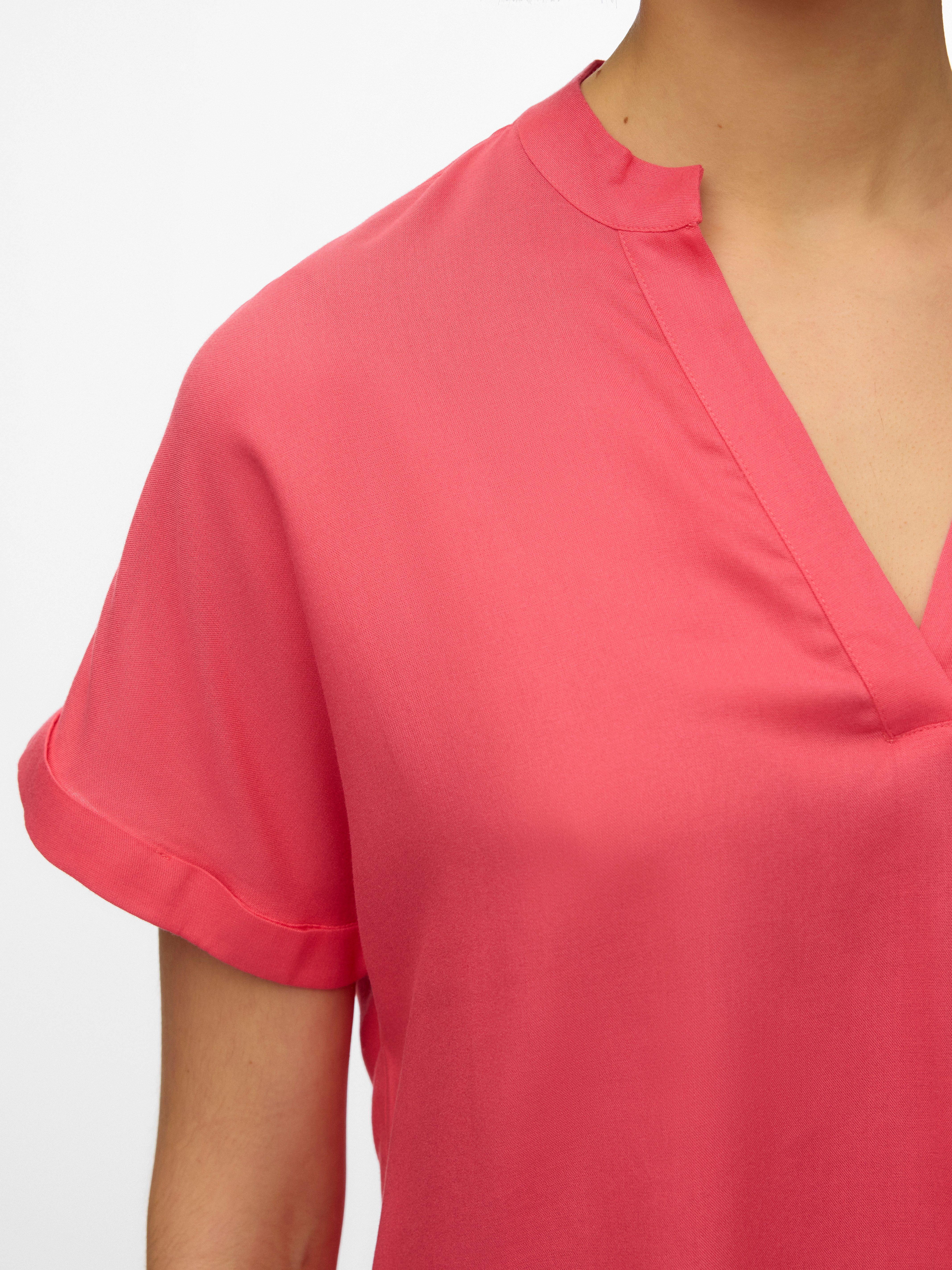 Vero Moda Shirtbluse VMBEAUTY SS TOP GA NOOS Viskose, regular fit