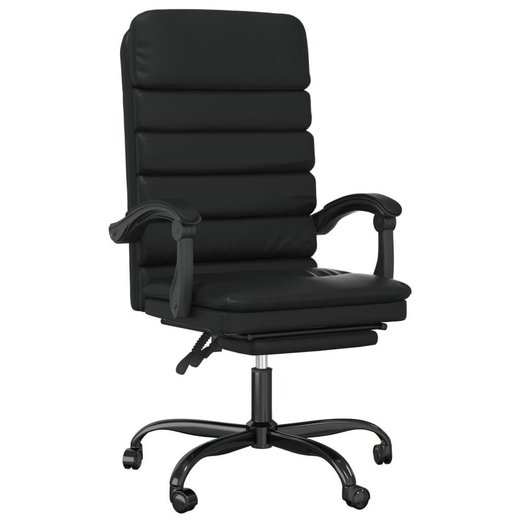 vidaXL Bürostuhl Bürostuhl mit Massagefunktion Schwarz Kunstleder (1 St)