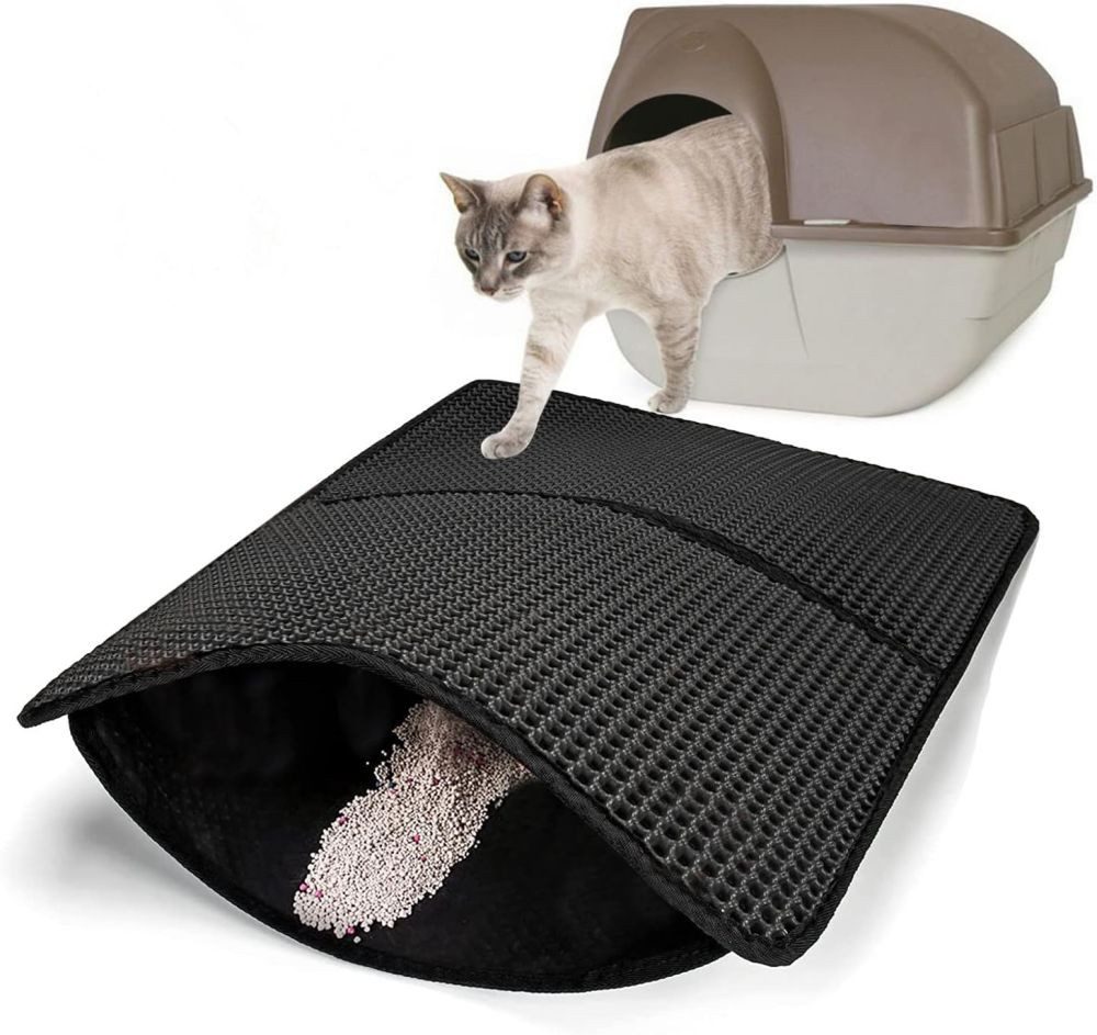 Katzentoilette Katzenstreu Matte wasserdicht rutschfest doppellagig waschbar DE.
