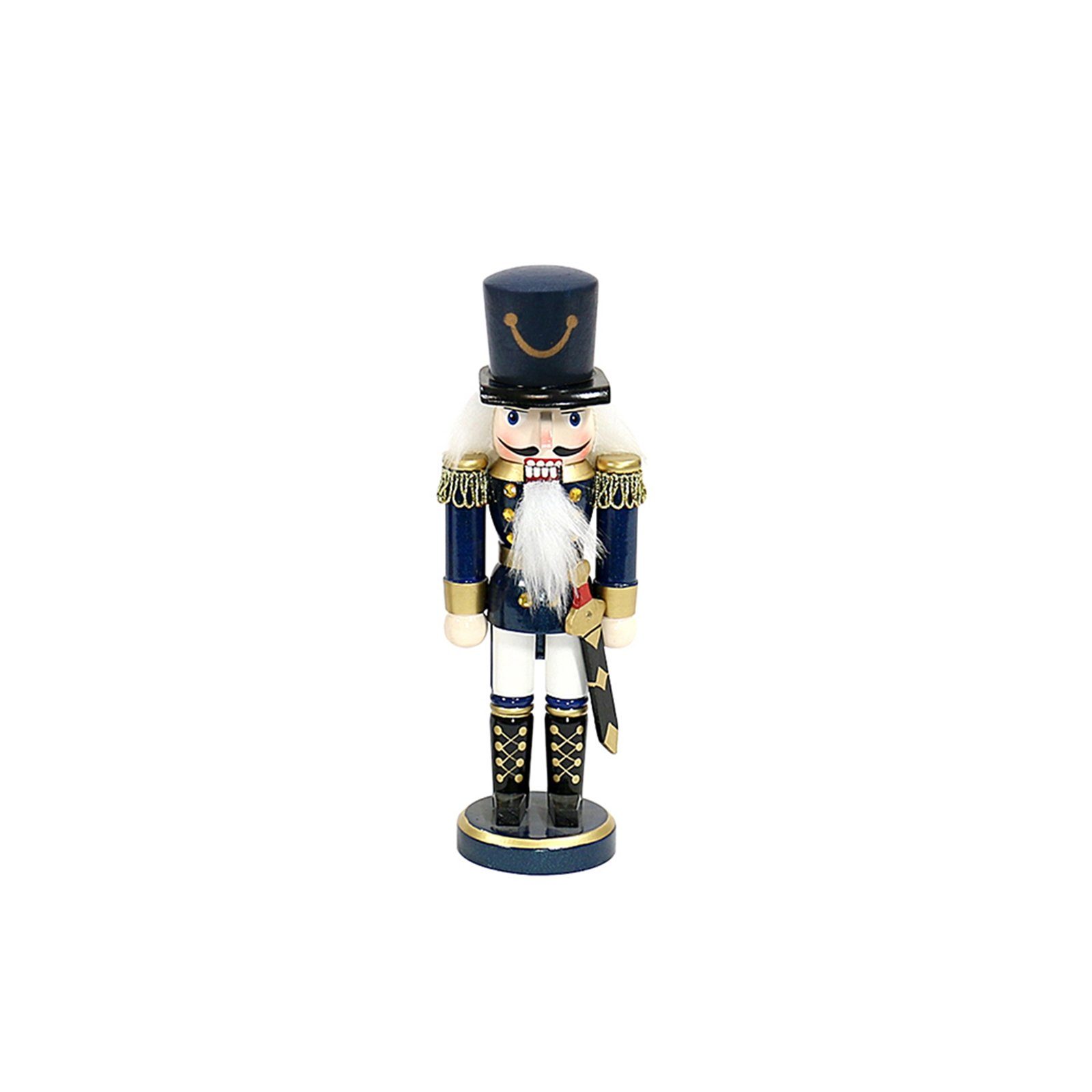 SIGRO Weihnachtsfigur Weihnachts-Nussknacker Mini Soldat (1 St) Blau | Dekofiguren