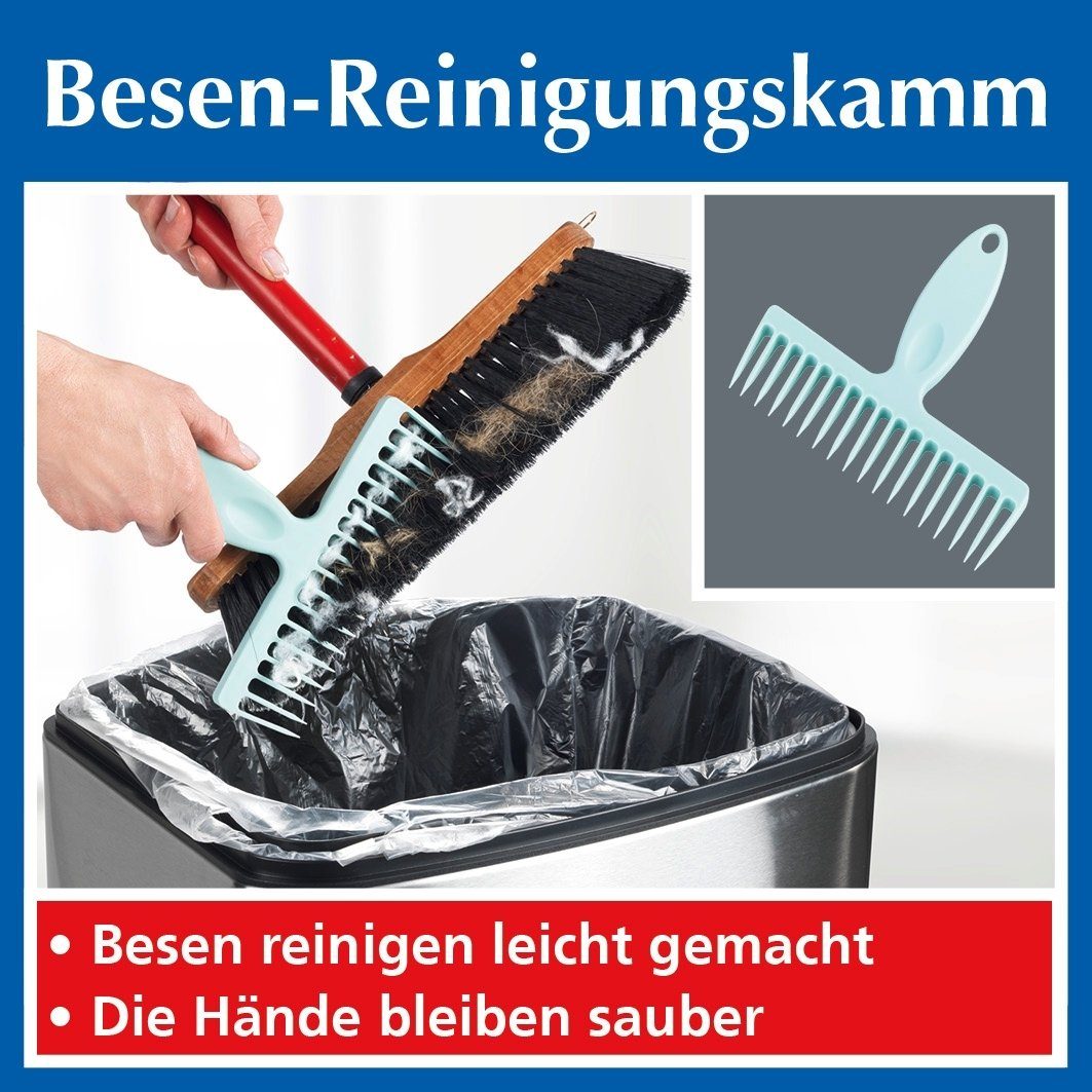 Maximex Reinigungsbürste Besen Reinigungskamm aus Kunststoff, (1-tlg)