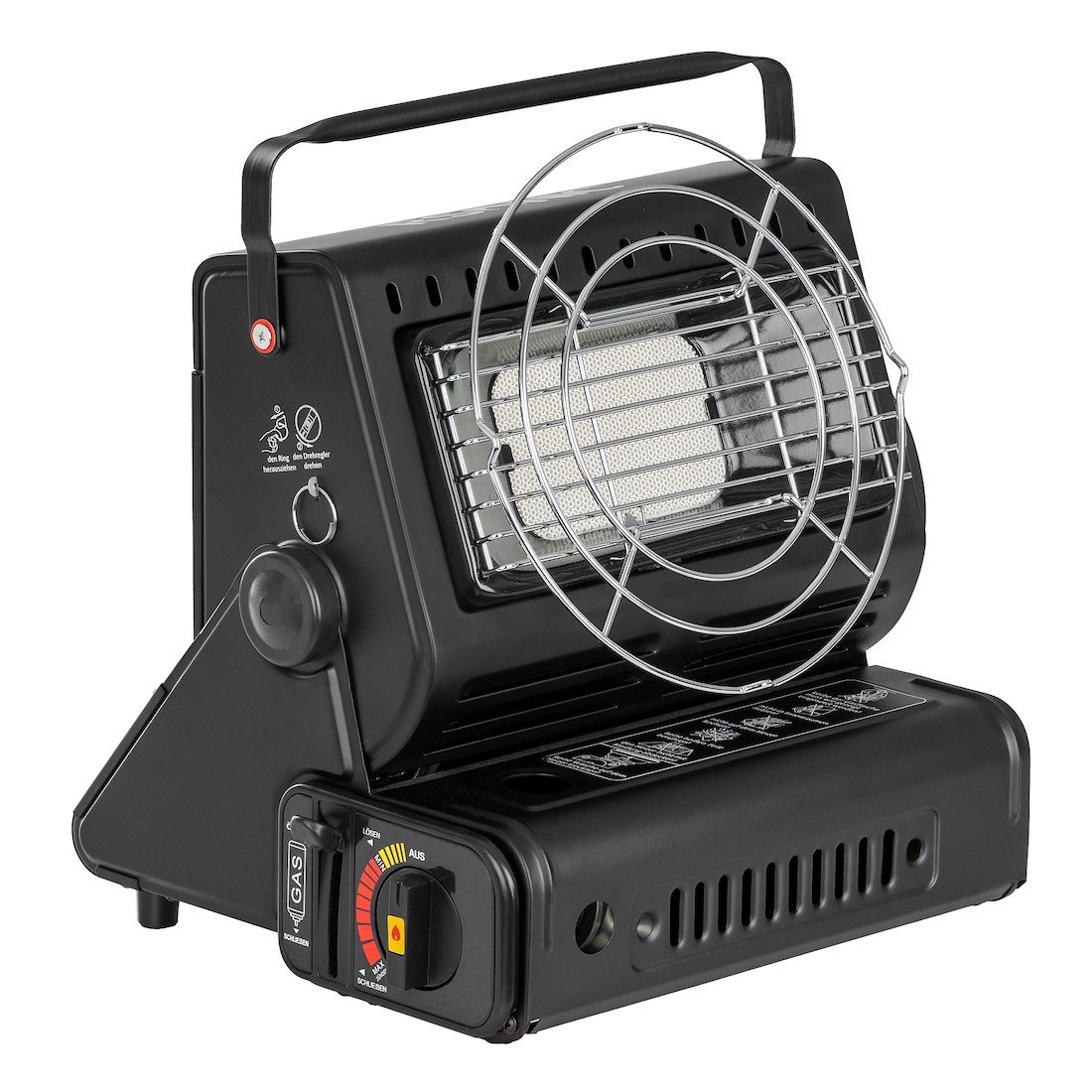 Mianova Heizstrahler Camping Heizung 2in1 Heizstrahler Gasheizung tragbar 9 günstig online kaufen