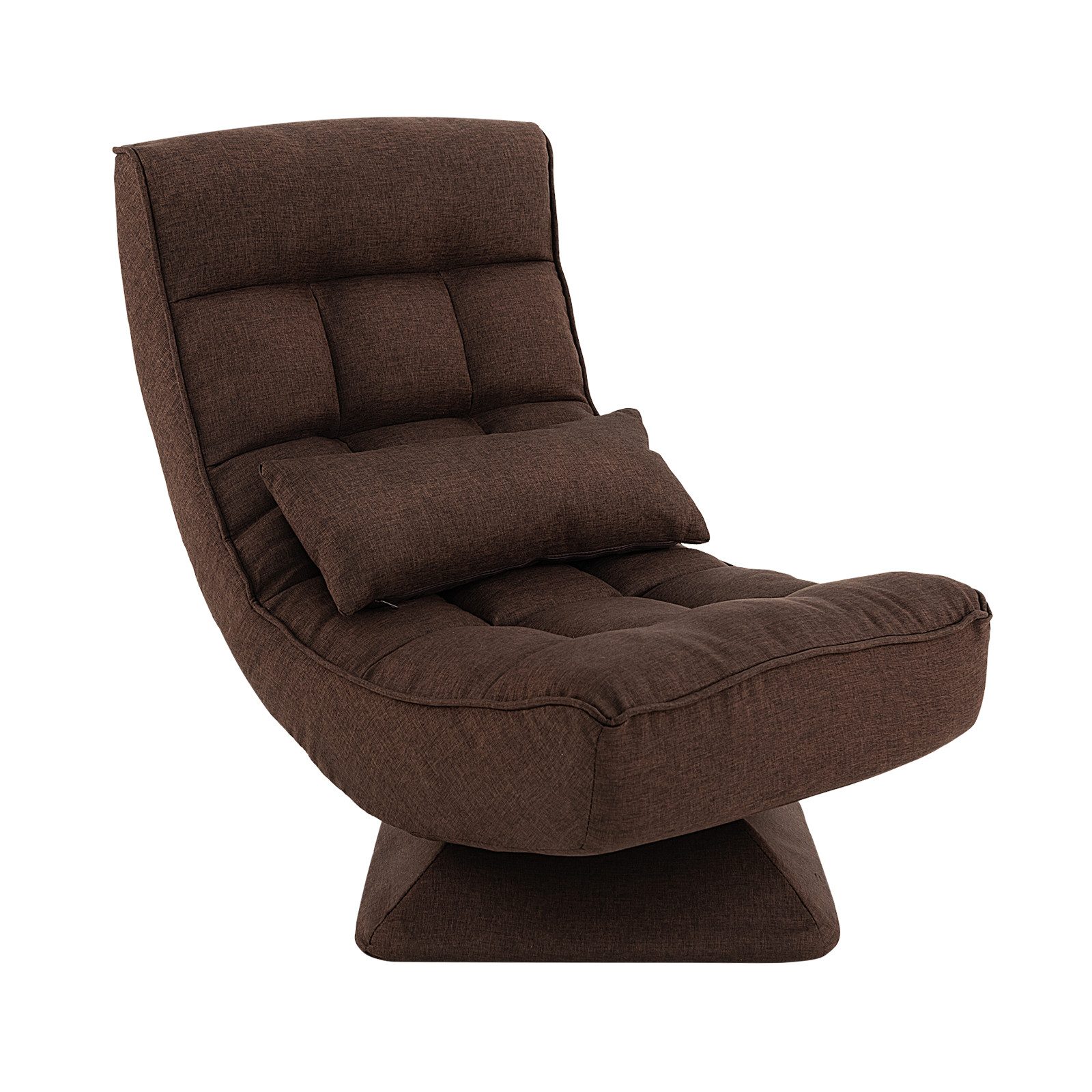 COSTWAY Relaxsessel, 360° drehbar, verstellbar, klappbar,Kissen günstig online kaufen