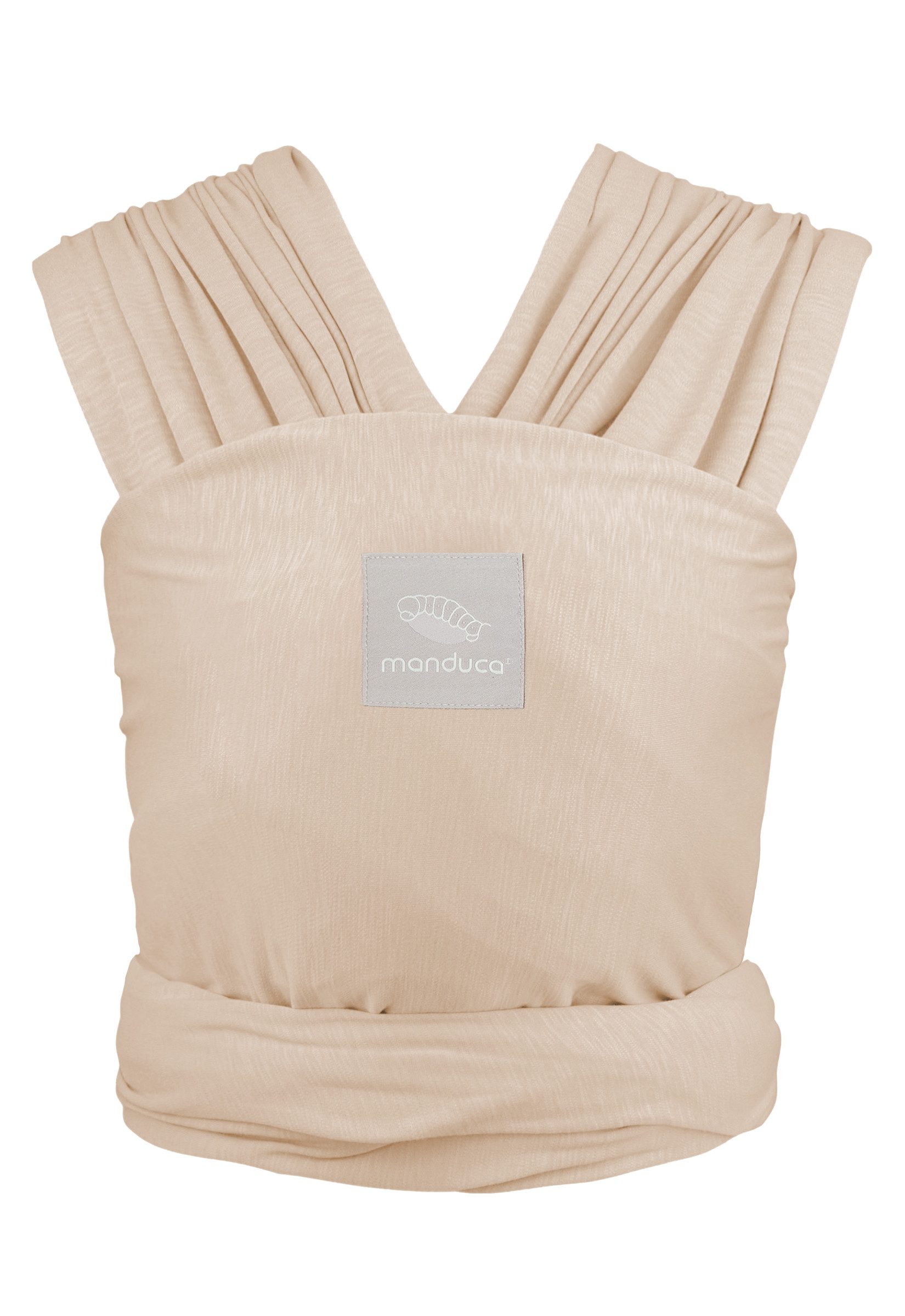 manduca Babytrage manduca Sling - Babytragetuch - Elastische Babytrage, Unterstützt die natürliche M-Position beim Baby.
