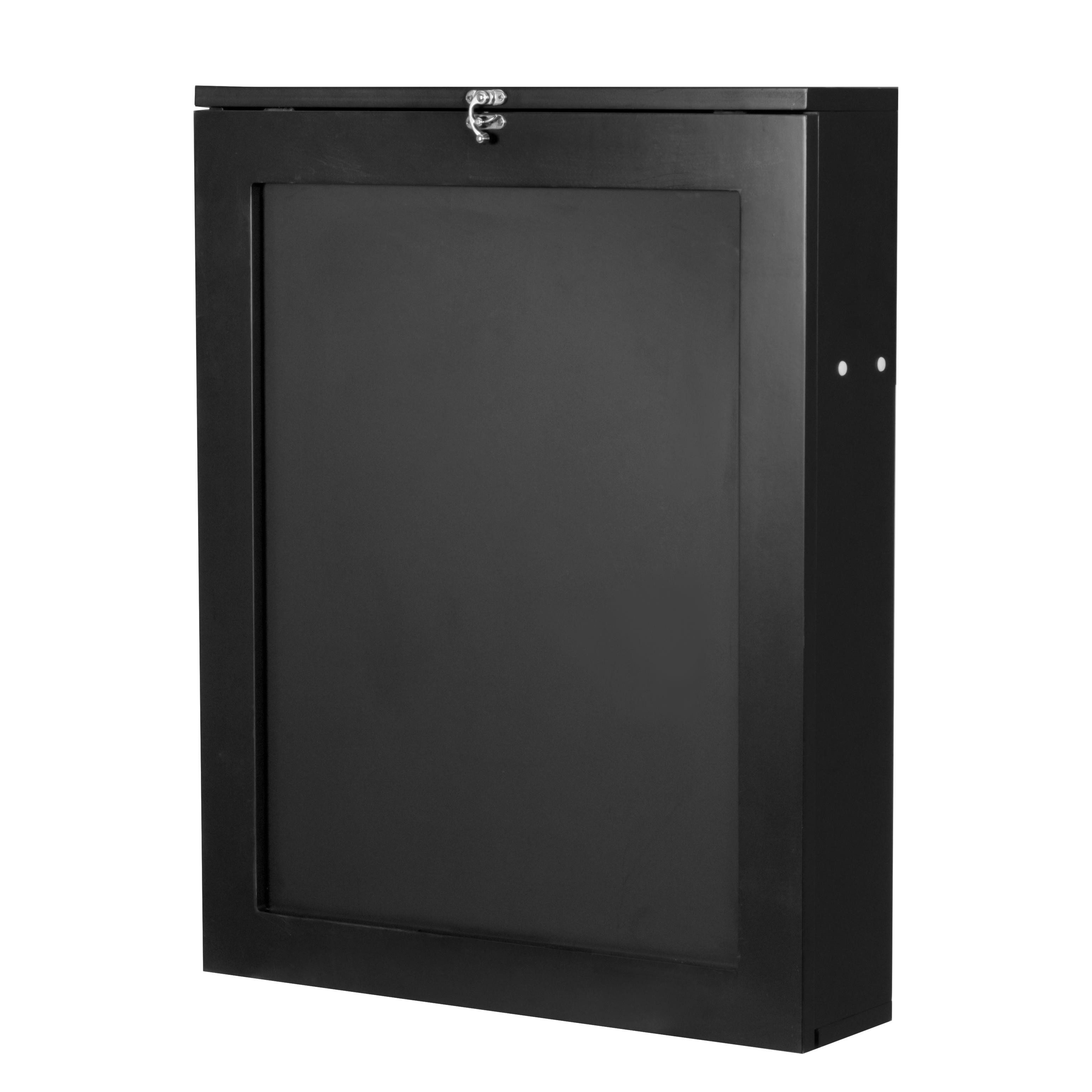 KOMFOTTEU Klapptisch mit Kreidetafel, Wandmontierter Klapp-Schreibtisch günstig online kaufen