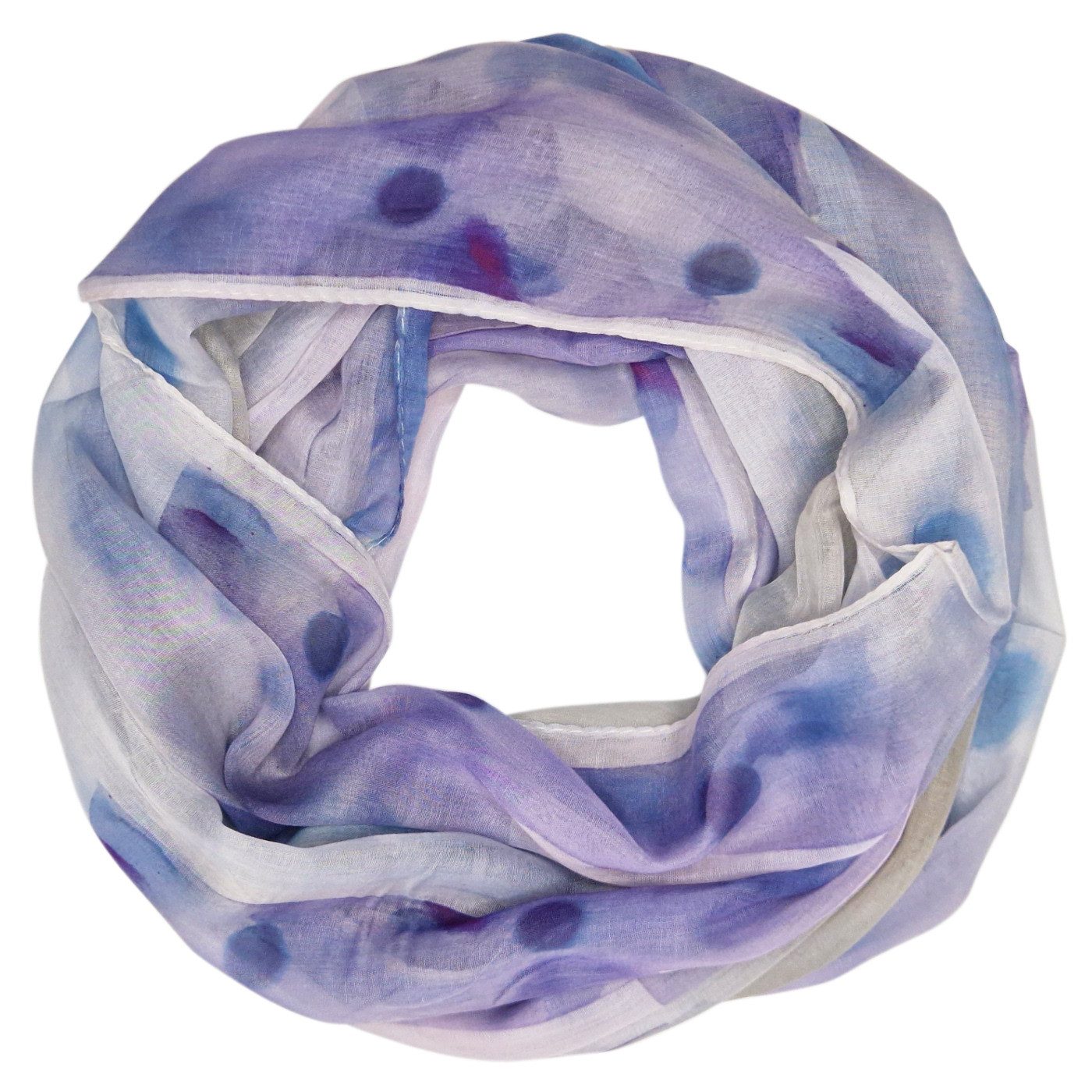 Loop Damen Loopschal Aquarell-Optik Schlauchschal Sommer Schal