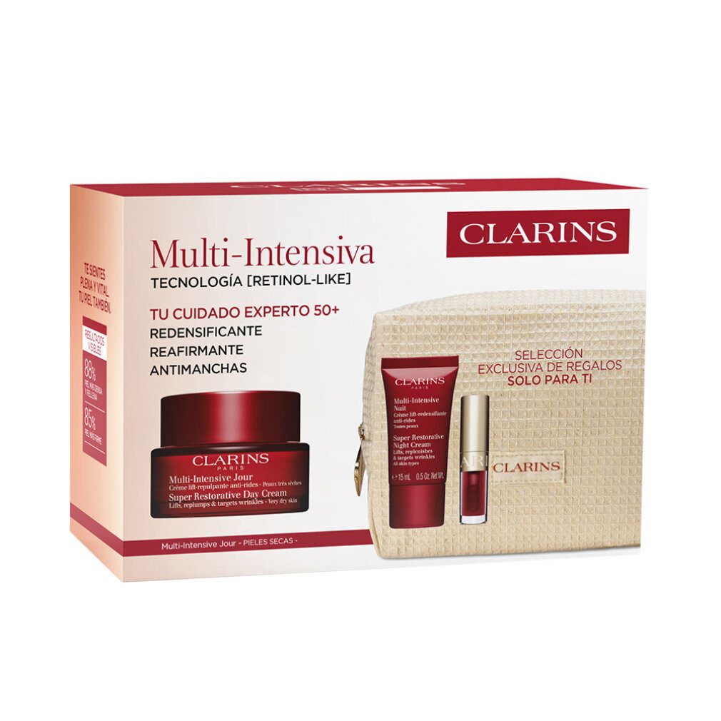 Clarins Gesichtspflege Clarins Multi Intensive Etui für trockene Haut + Geschenk