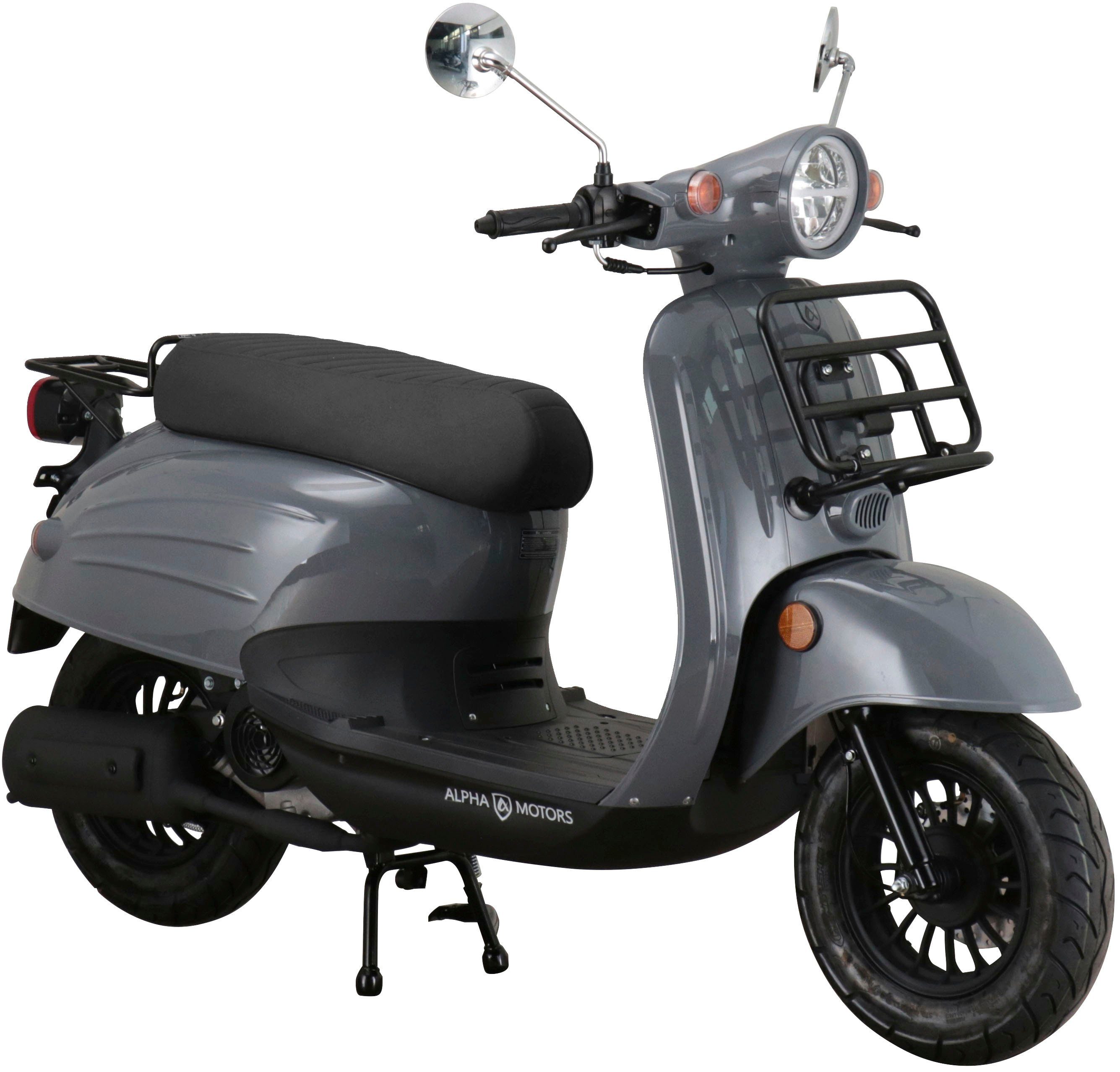 Alpha Motors Mofaroller Adria, 50 ccm, 25 km/h, Euro 5 mattgrau