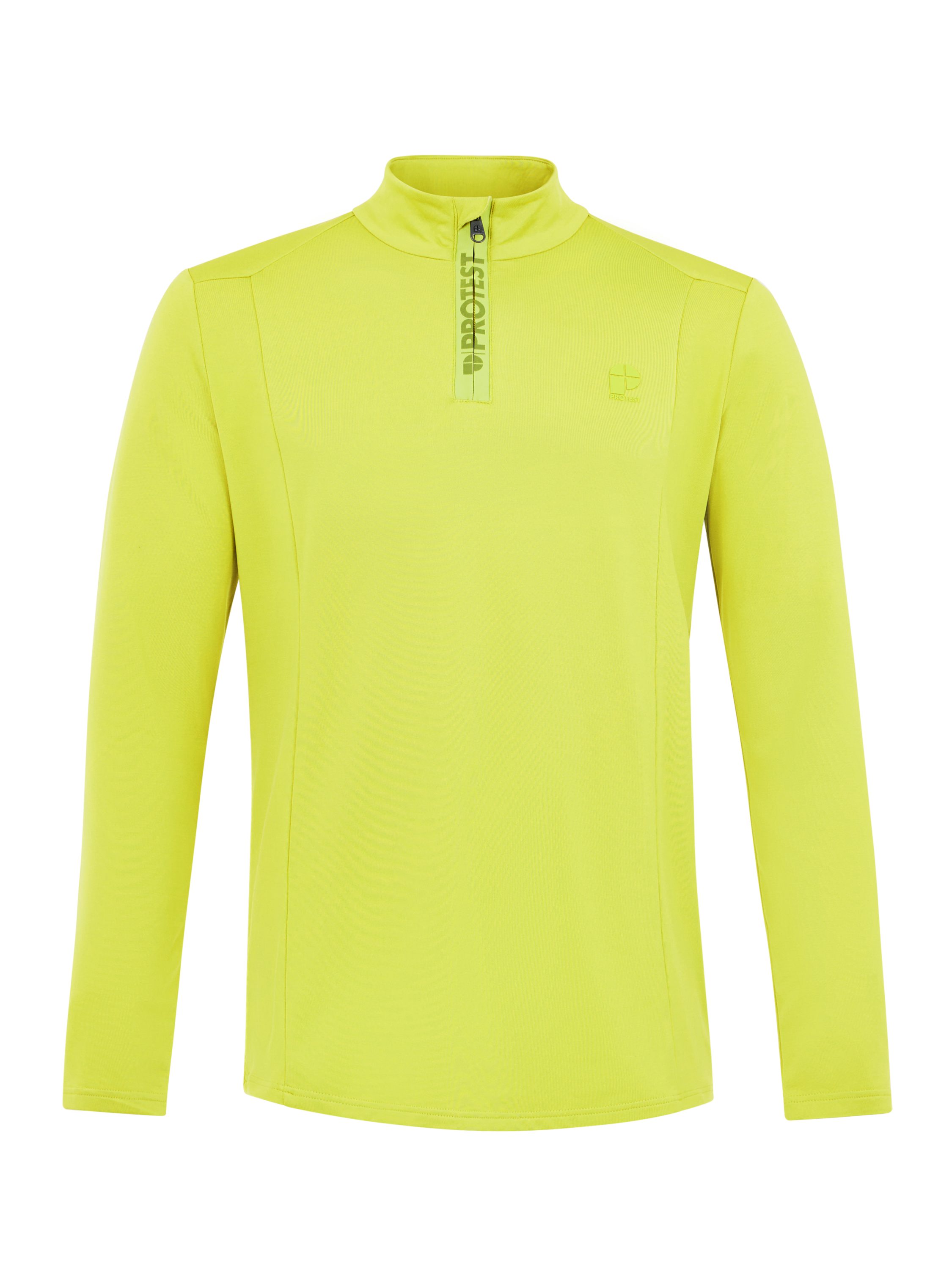 Rollkragenshirt REWILL 1/4 zip top Limone