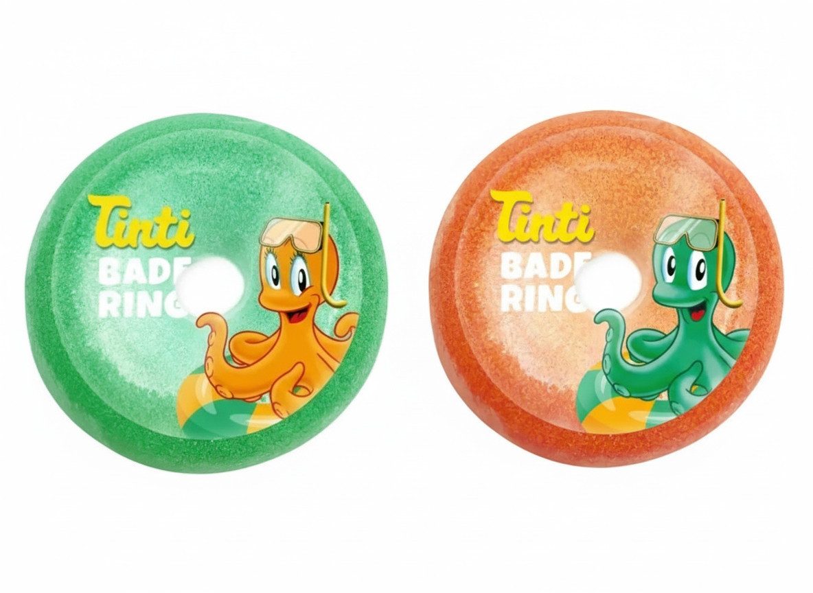 TINTI Badespielzeug Tinti Bade Ring, grün/orange