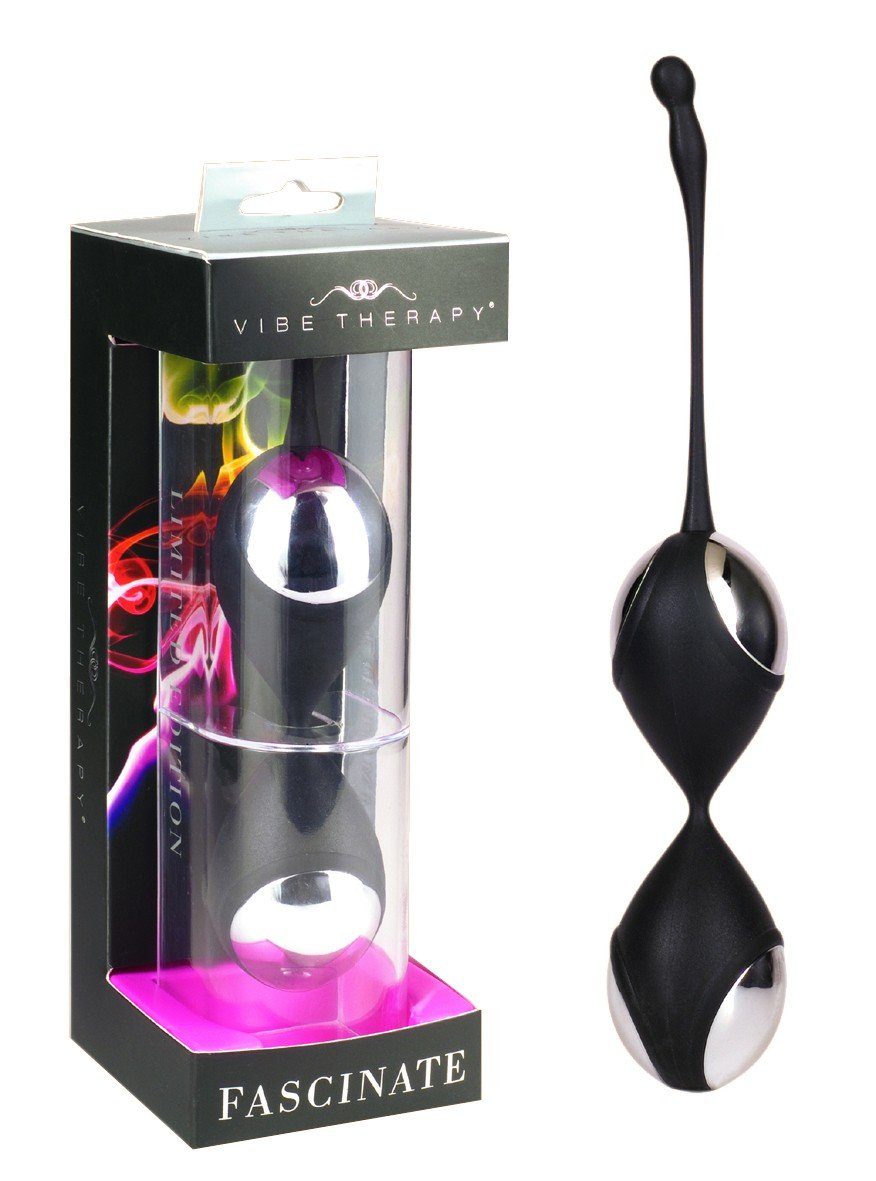 black-chrome Vibe Duo-Balls Liebeskugeln Therapy Vibe Therapy Fascinate