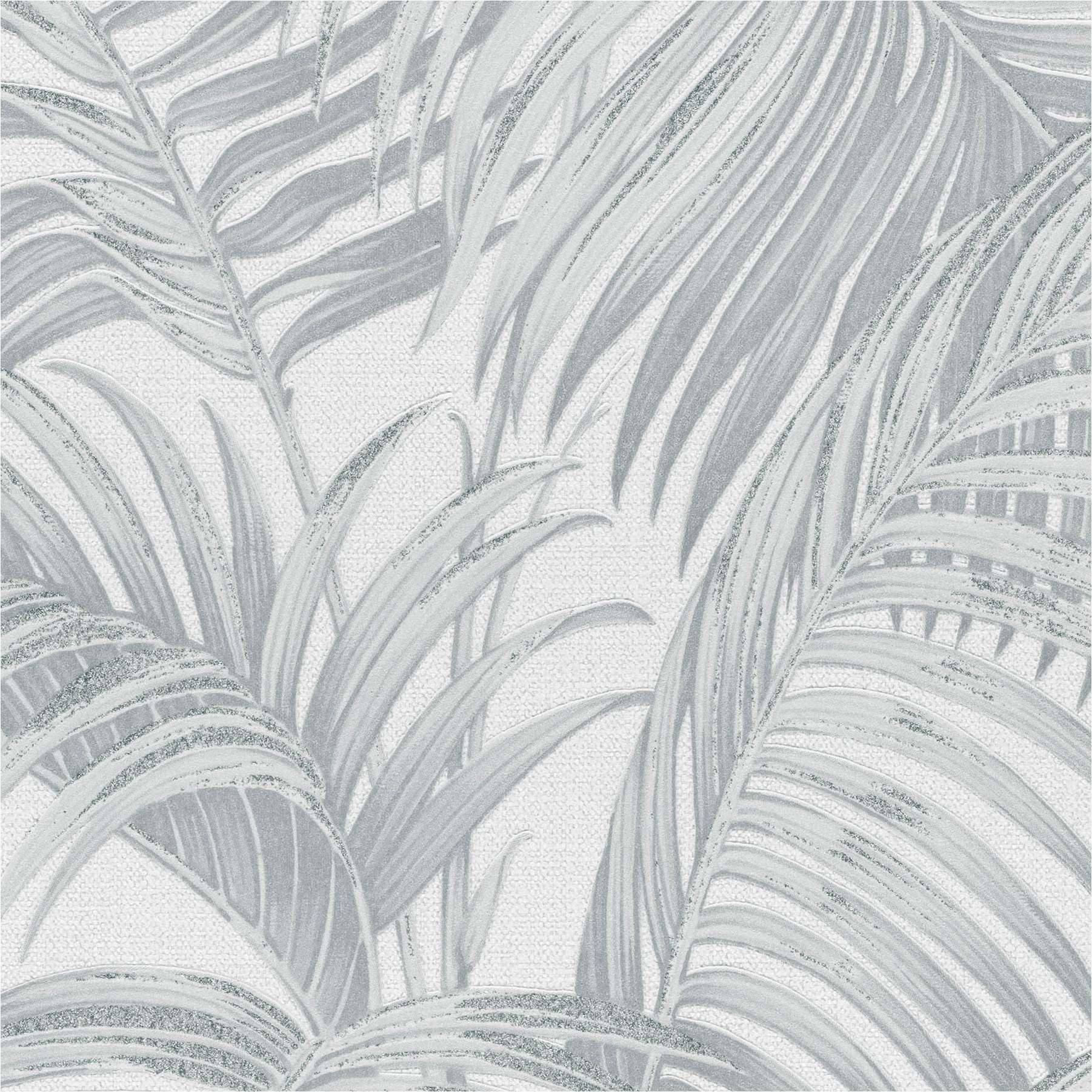 Erismann Vliestapete 10600-31 Blätter floral Grau Modern Balance Erismann