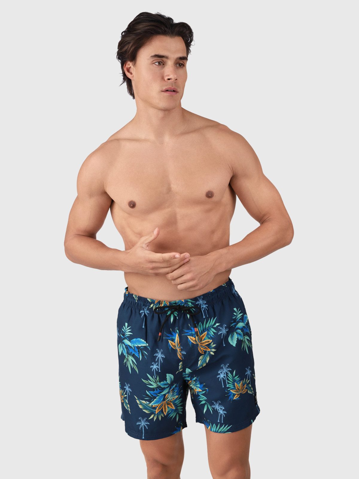 Brunotti Badeshorts Cester-AO Men Swim Shorts All Over Night Blue