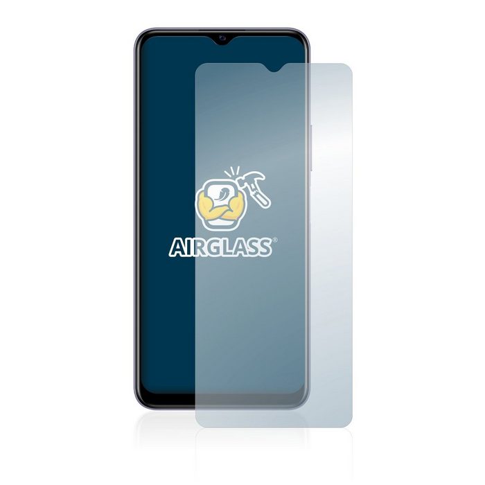 BROTECT flexible Panzerglasfolie für Vivo Y20 Displayschutzglas Schutzglas Glasfolie klar
