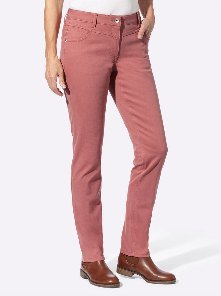 Witt Bequeme Jeans Hose leicht vertieft