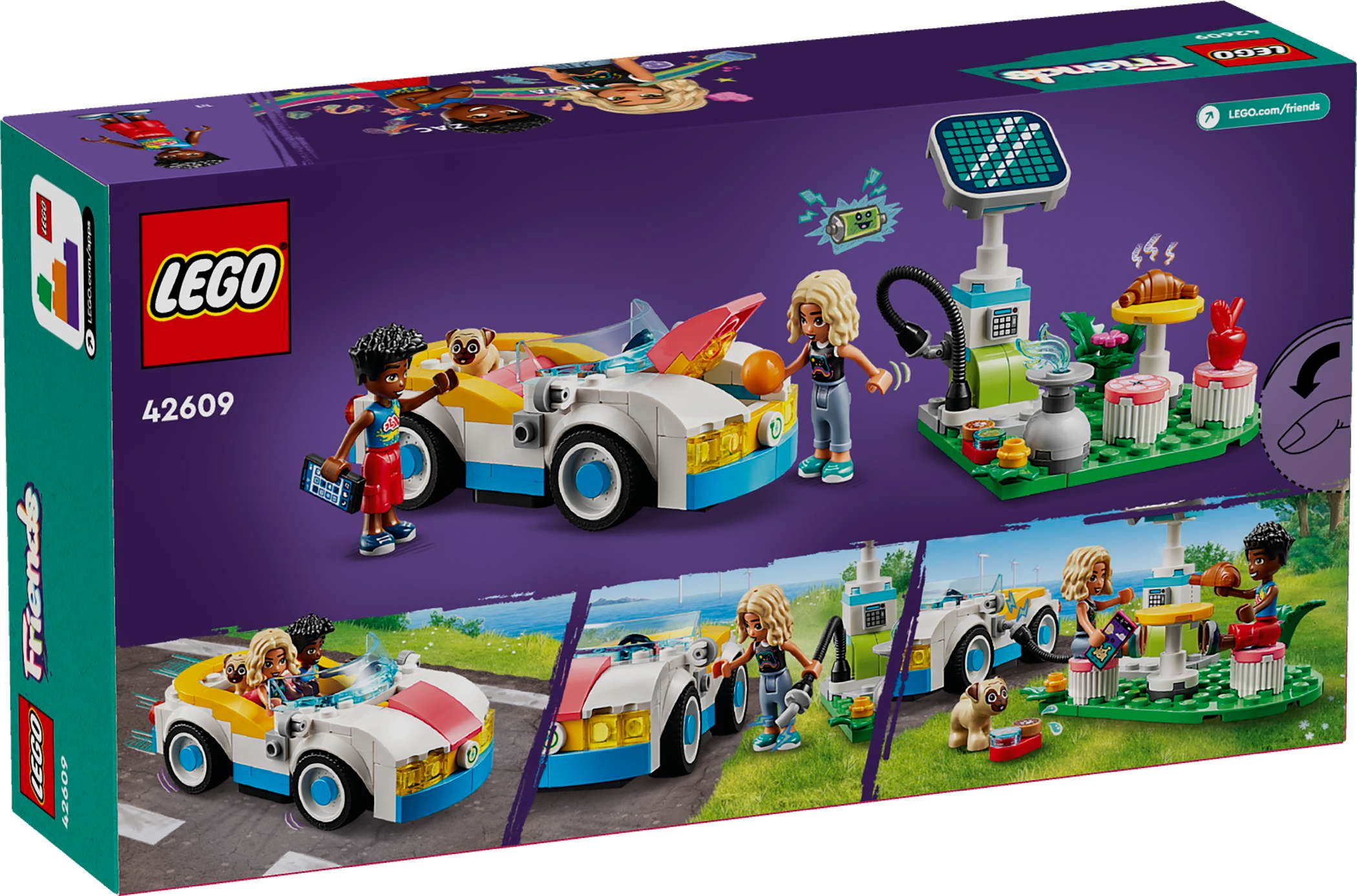LEGO® Friends E-Auto mit Ladestation 170 Teile 42609 Spielbausteine günstig online kaufen
