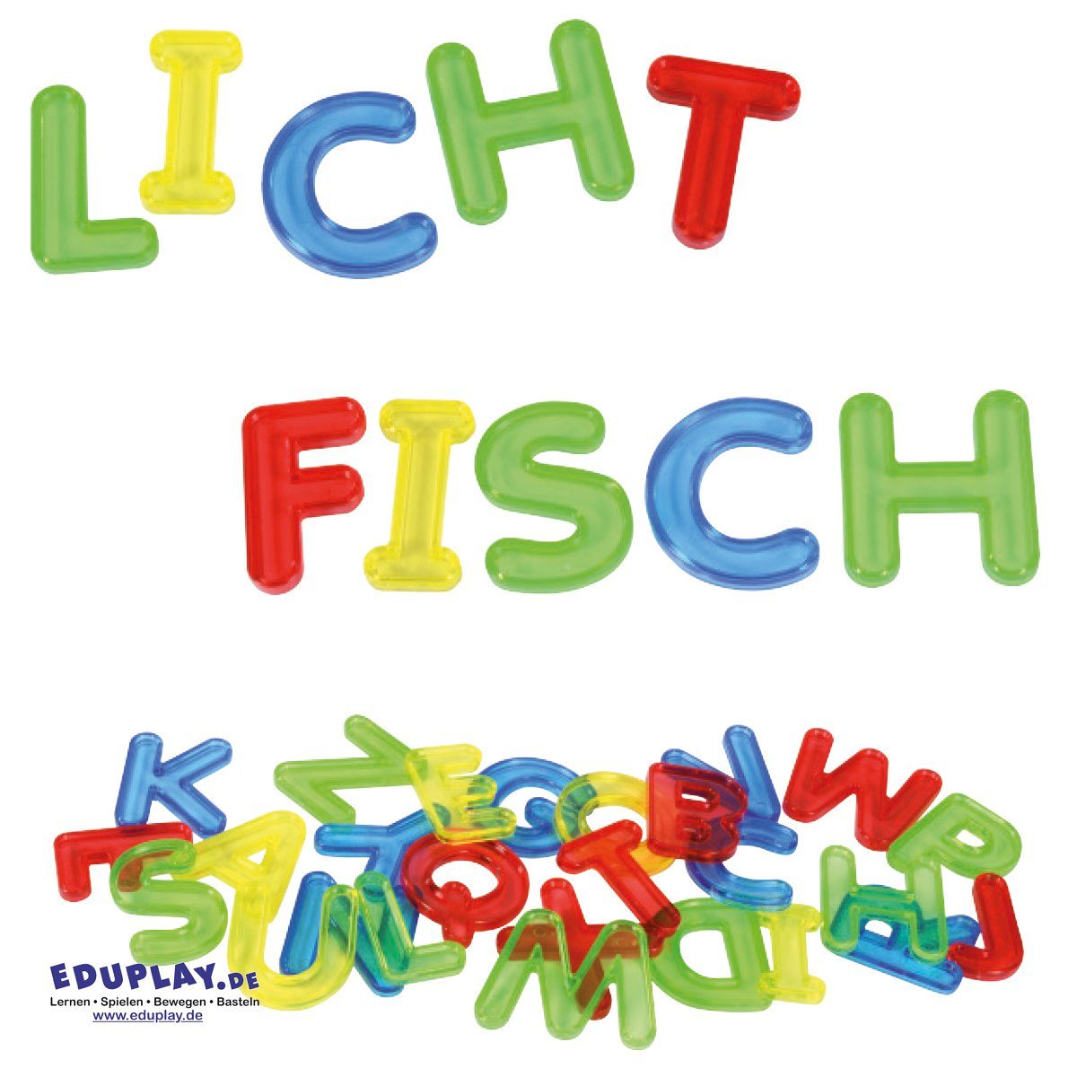 EDUPLAY Lernspielzeug Transparente Buchstaben (26-St) – Bild 3 von 5