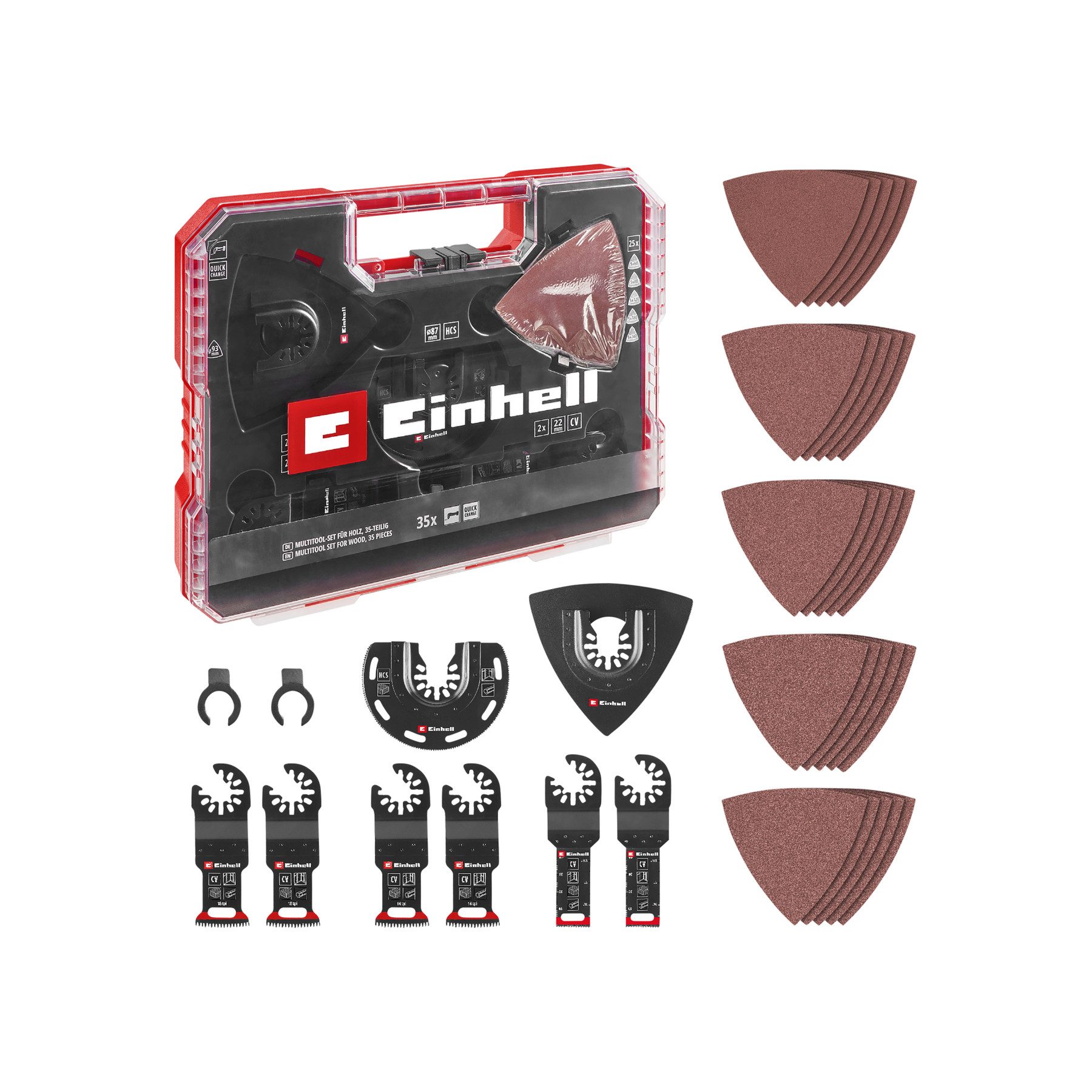 Sägeblatt EINHELL Multitool-Set, 708136, XL-PLUS-Case