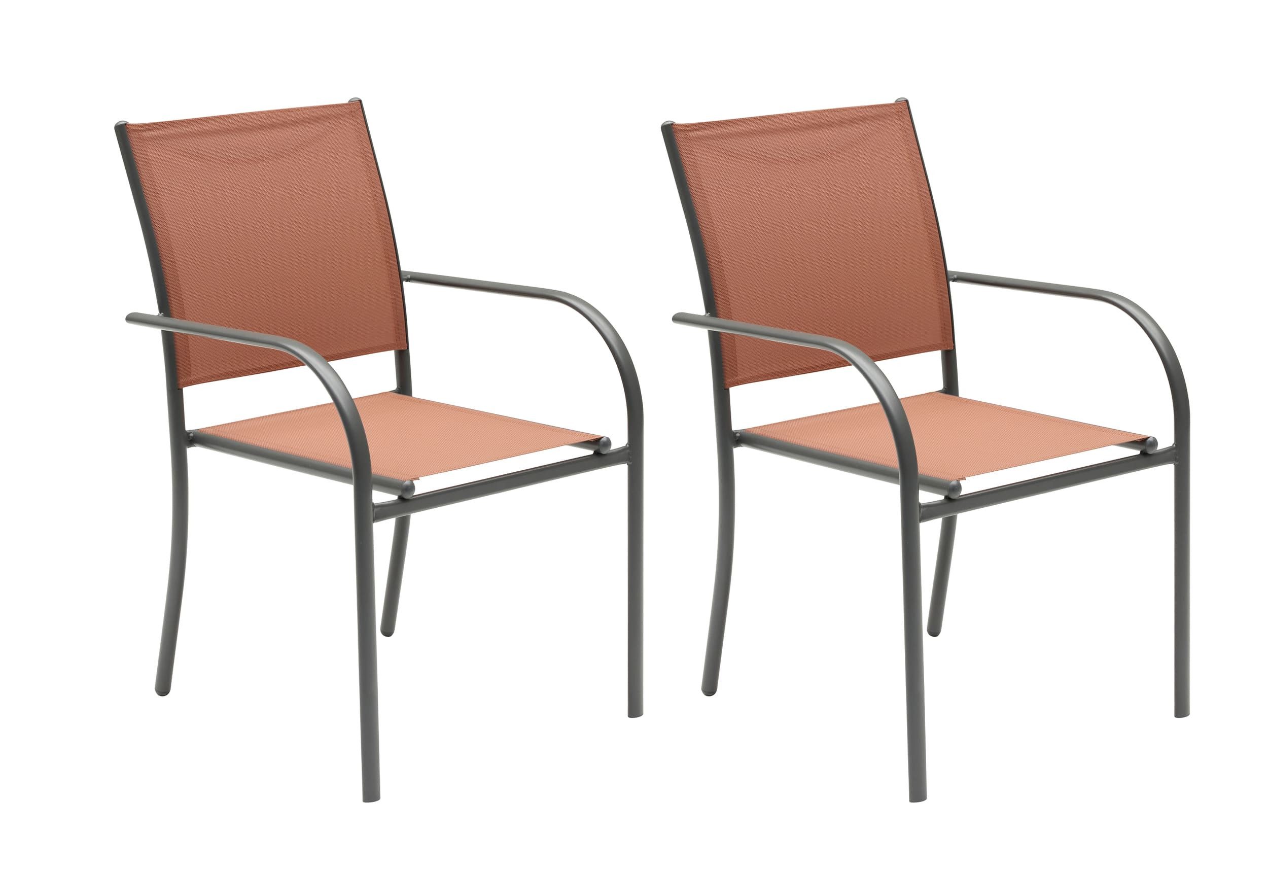 LC Garden Stapelstuhl LC Garden »Campino« Gartenstuhl Stapelstuhl Bistrostuhl Textilen (2 St)