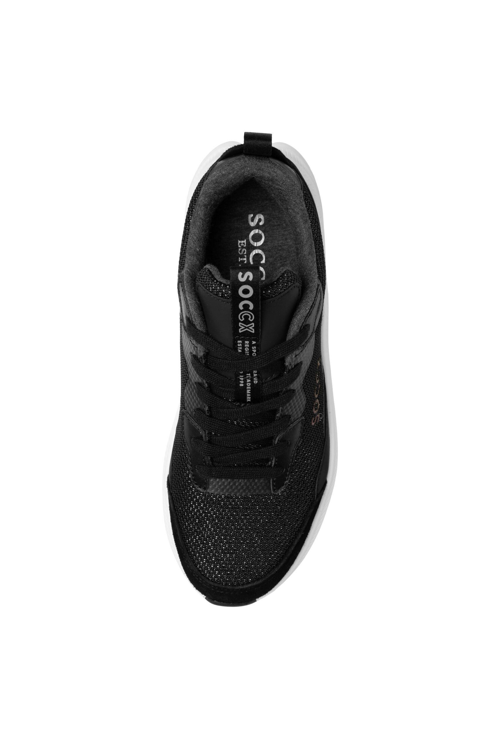 SOCCX Sneaker mit Fersenstabilisator