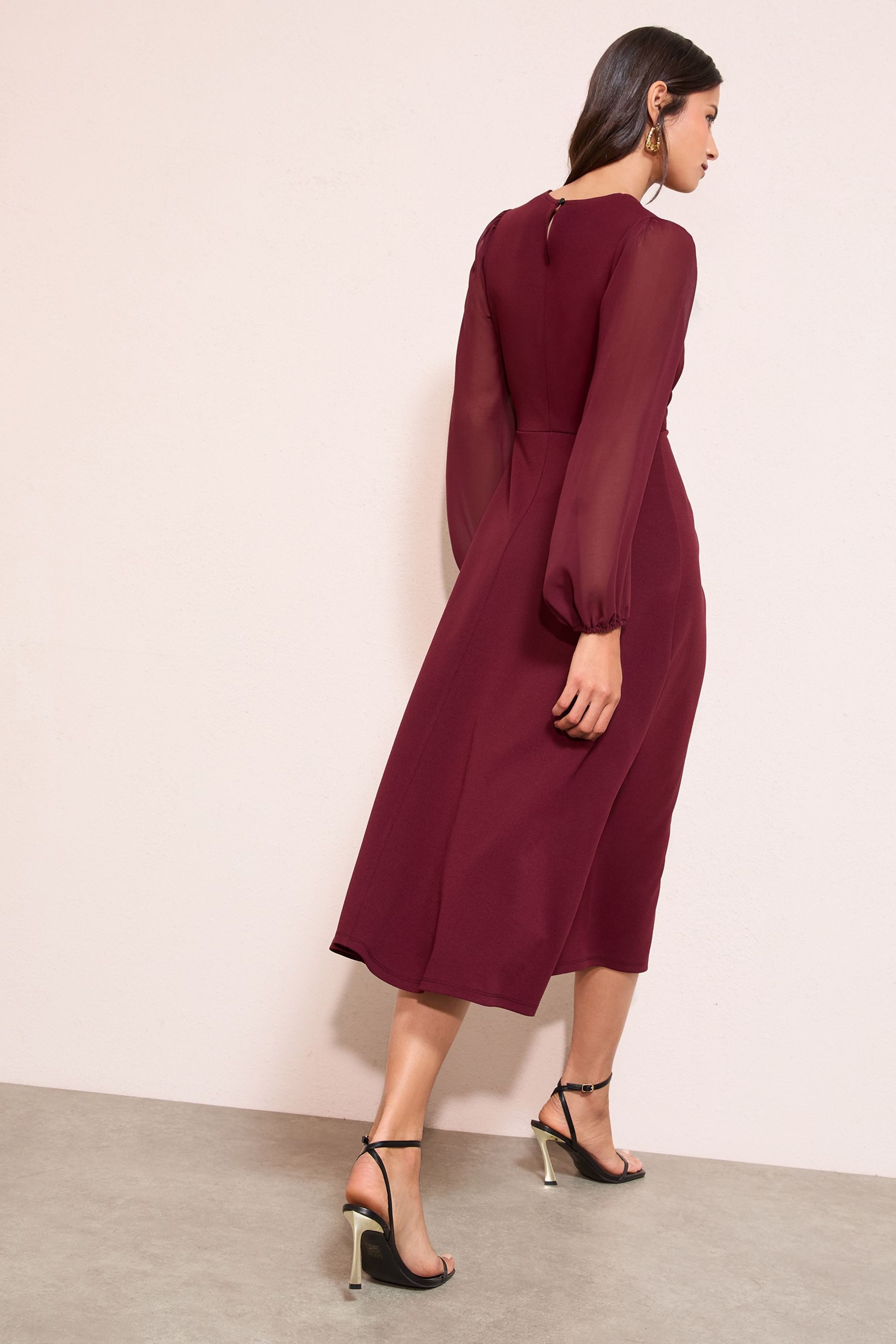 Friends Like These Midikleid Friends Like These Chiffon-Midikleid, Regular günstig online kaufen