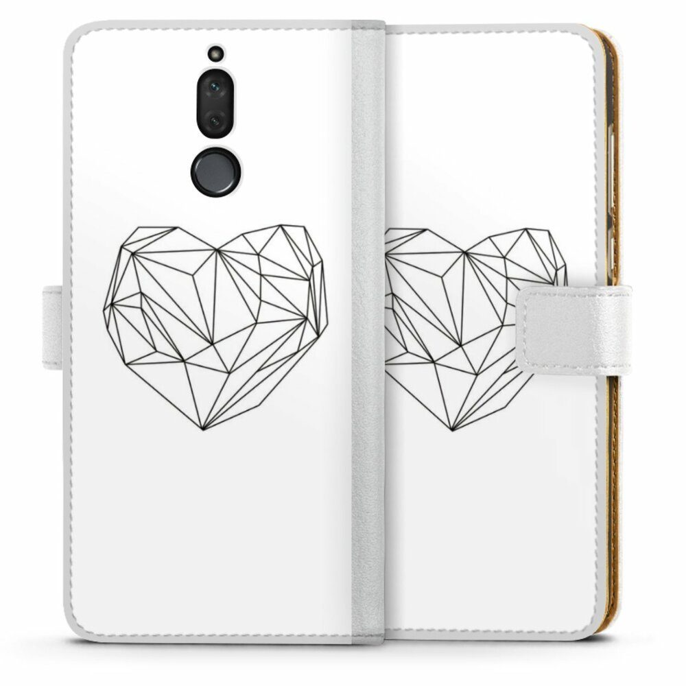 DeinDesign Handyhülle »Heart graphic white« Huawei Mate 10 lite, Hülle,  Handy Flip Case, Wallet Cover, Handytasche Leder Herz Graphic Dreiecke  online kaufen | OTTO