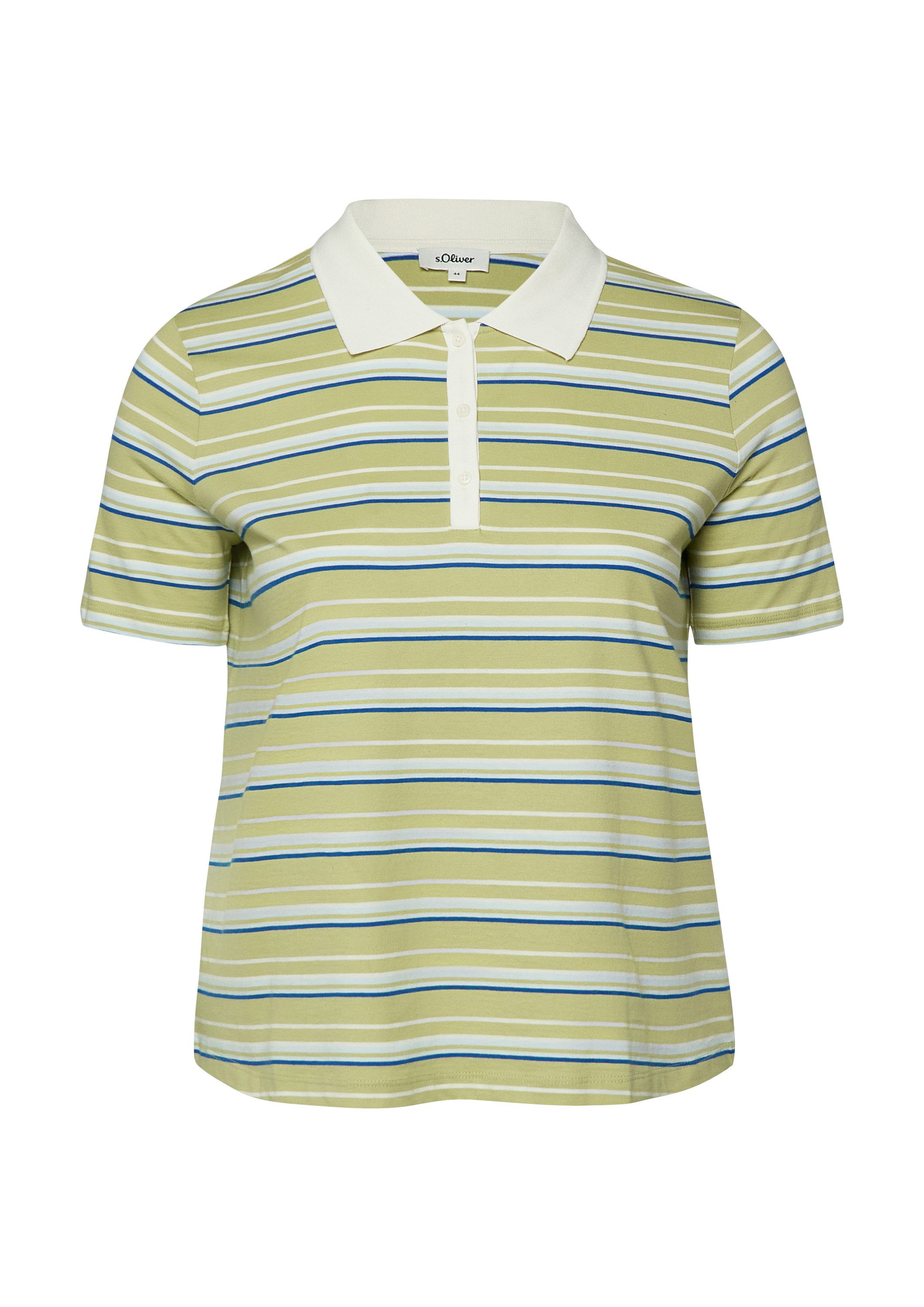 s.Oliver Kurzarmshirt Polo-Shirt Kurzes Poloshirt
