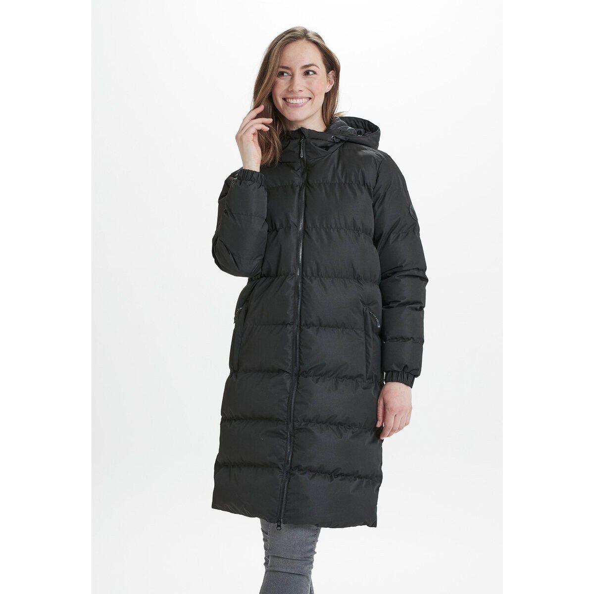WHISTLER Steppmantel Abella Long Padded (Kapuze, warm, atmungsaktiv) schwar günstig online kaufen