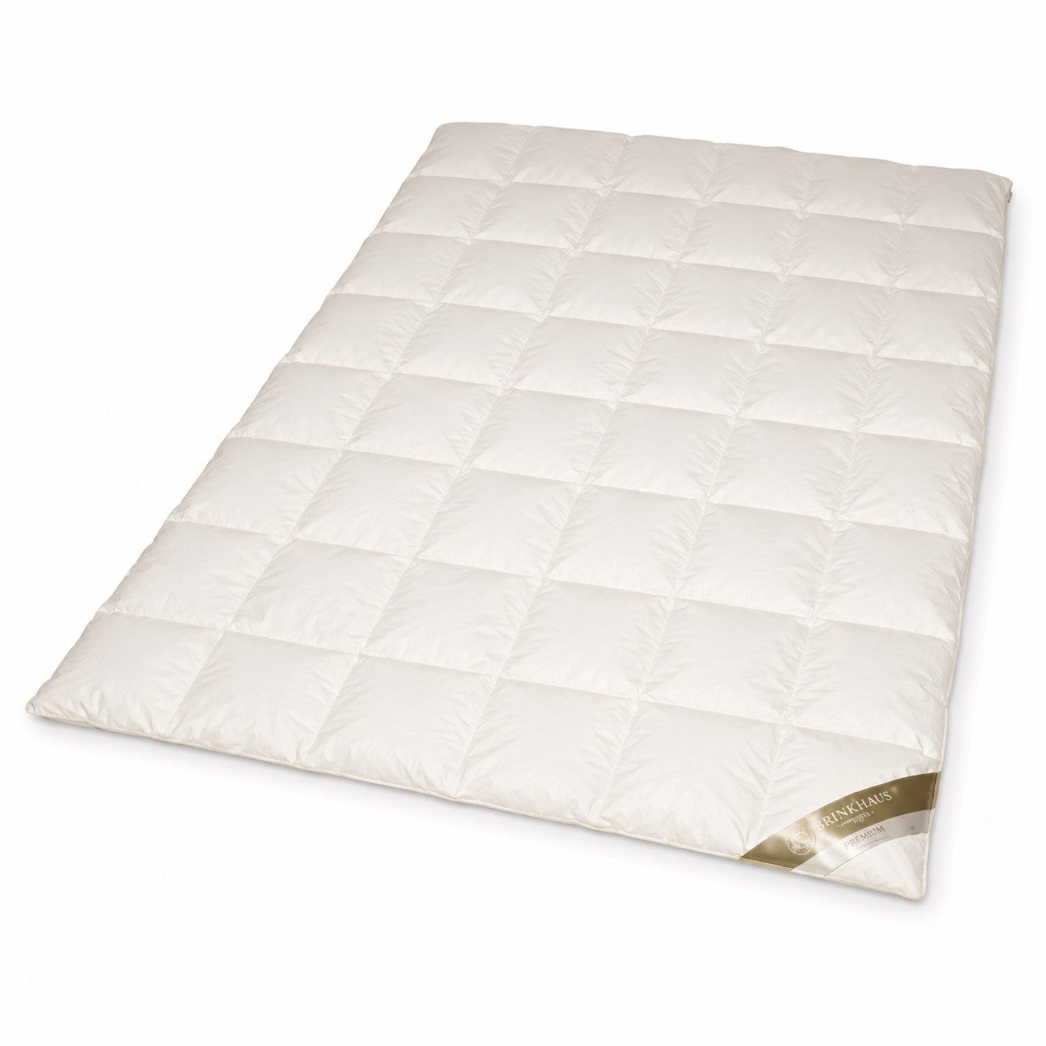 Betten Hofmann Gänsedaunenbettdecke Betten Hofmann White Sibiria leichte Daunendecke 6x8 135x200 cm, Füllung: 100% Gänsedaunen, Bezug: 100% Baumwolle, wasserbettengeeignet, hergestellt in Deutschland, allergikerfreundlich