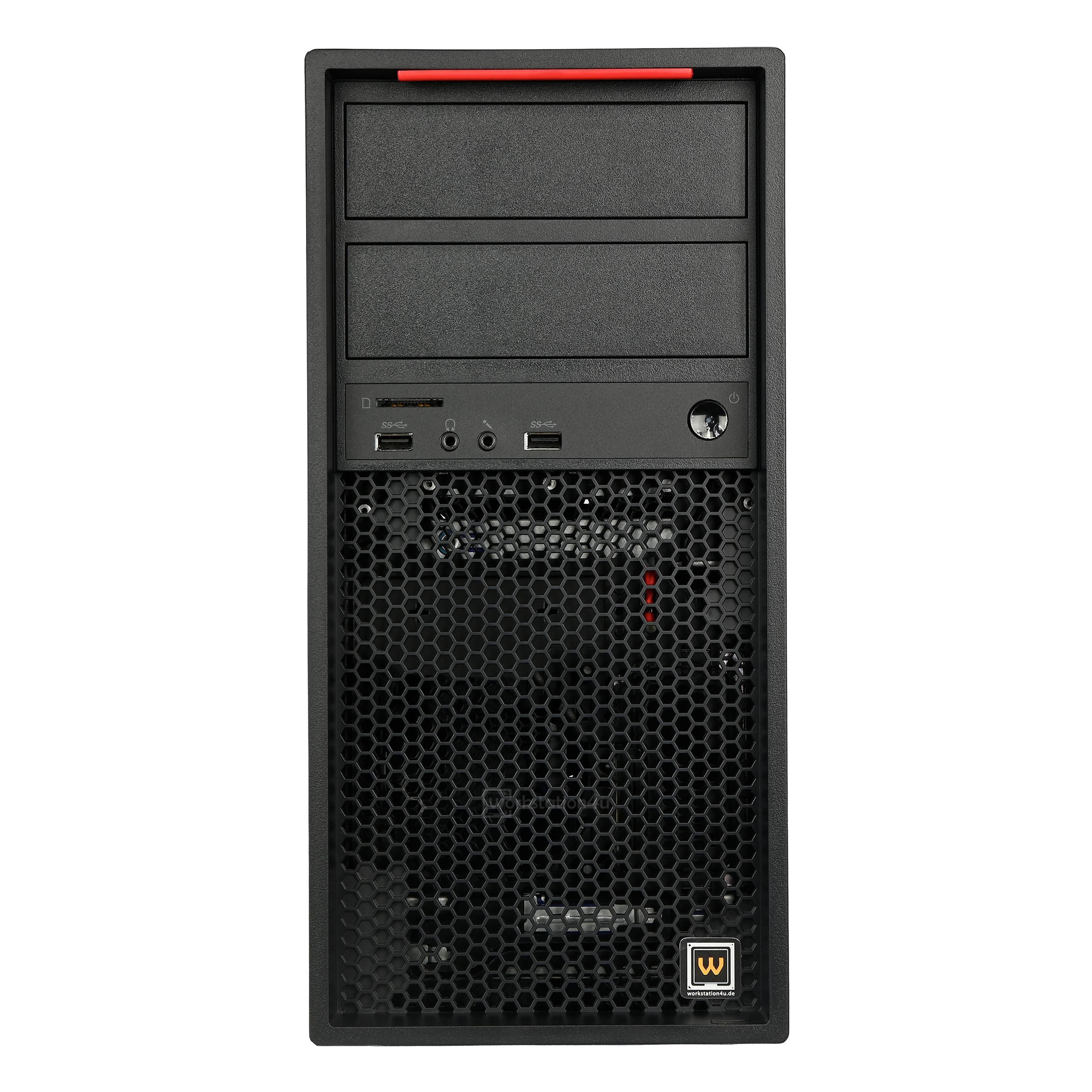 Workstation4u Tower Gaming-PC (Intel Intel Xeon W 2123, 64 GB RAM, 500 GB SSD, Luftkühlung)