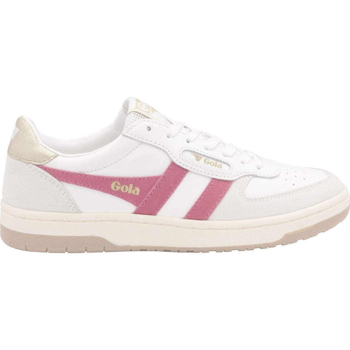 Gola Hawk Sneaker Women Outdoorschuh Damen-Sneaker im Retro-Stil der 80er Jahre, aus Leder mit wärmendem